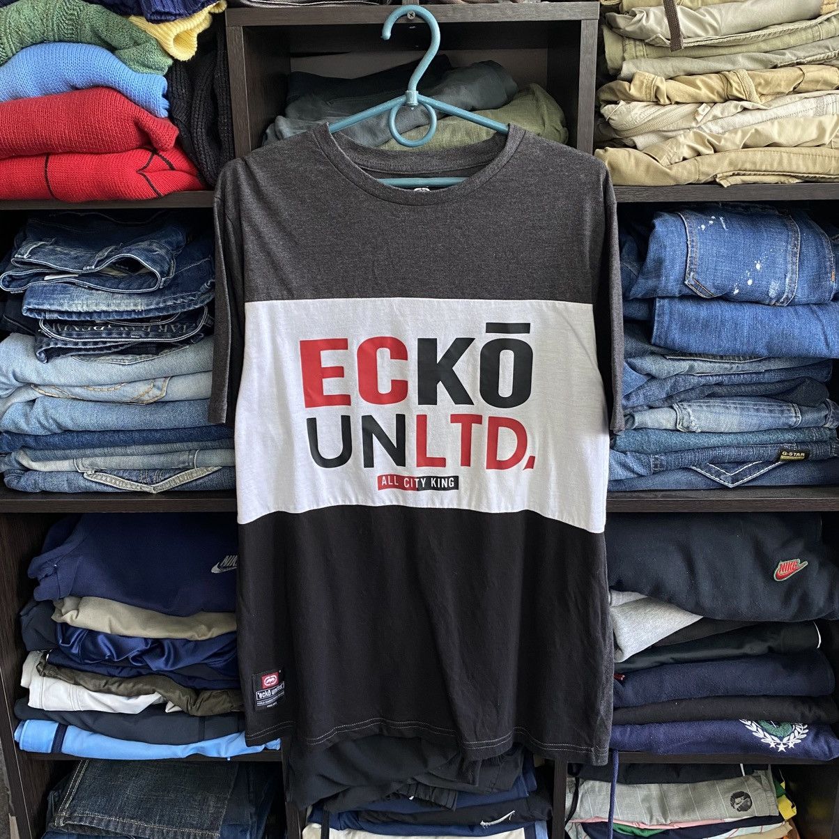 Ecko Unltd. Mens Ecko Unlimited Big Logo y2k oopuum hype tee Size US XL / EU 56 / 4 - 1 Thumbnail