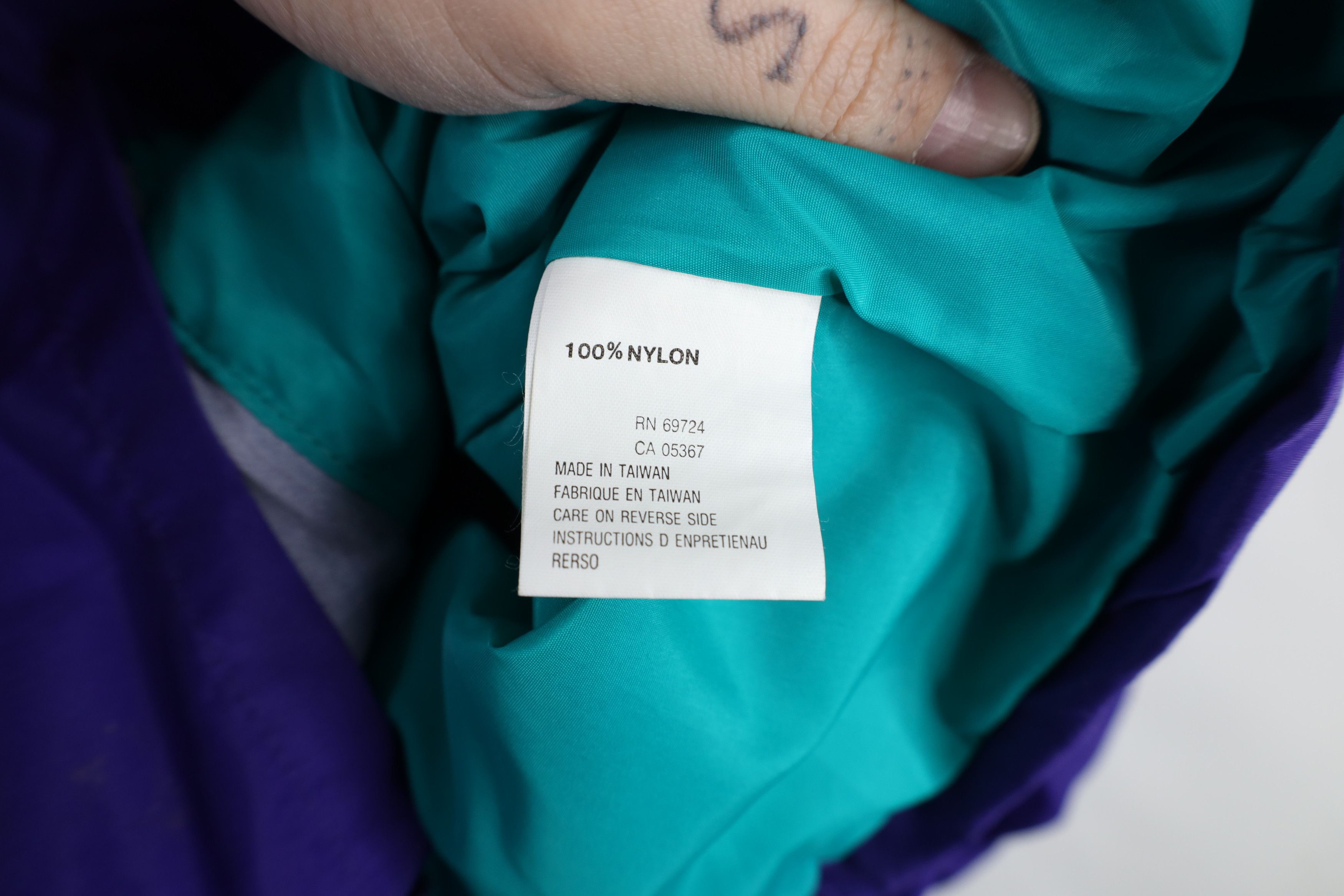 Columbia Vintage 90s Columbia Hooded Half Zip Pullover Jacket Purple Size US S / EU 44-46 / 1 - 10 Thumbnail