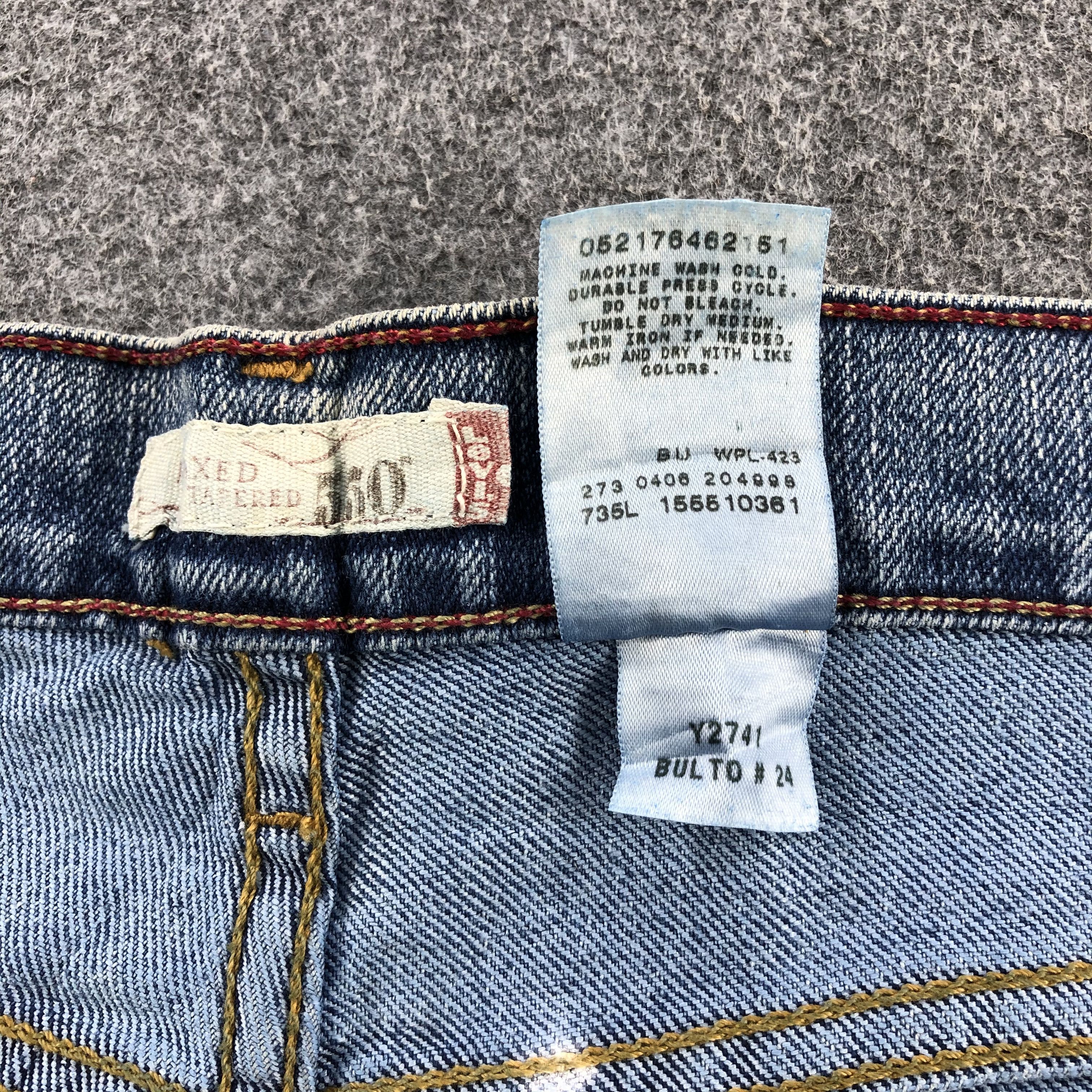 Levi's Vintage Levis 550 Jeans Faded Blue Denim-J1051 Size US 32 / EU 48 - 10 Thumbnail