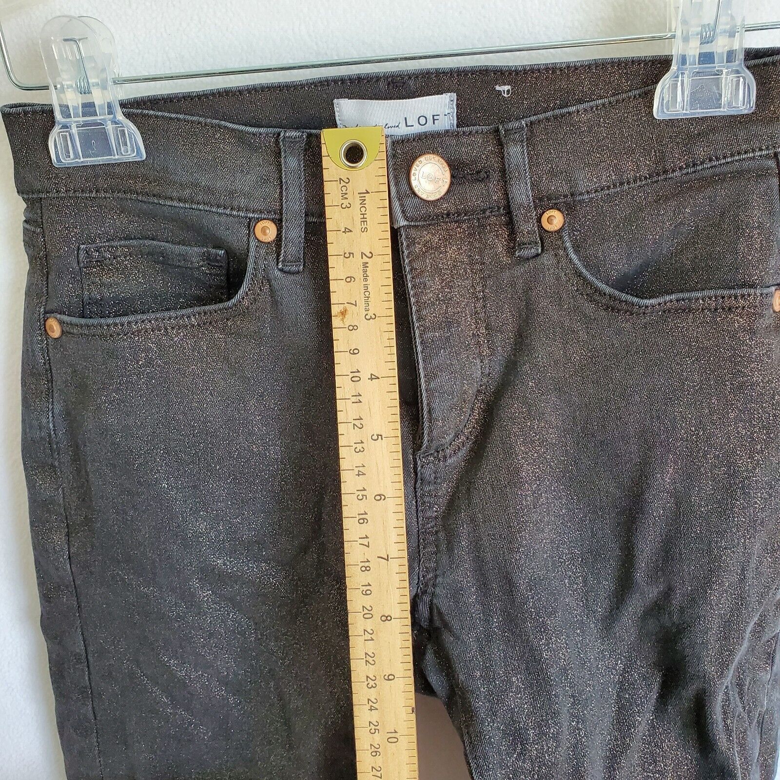 Loft Made and Loved Loft Pants Womens 25/0 Petite Slim Pockets Size 25" / US 0 / IT 36 - 6 Thumbnail