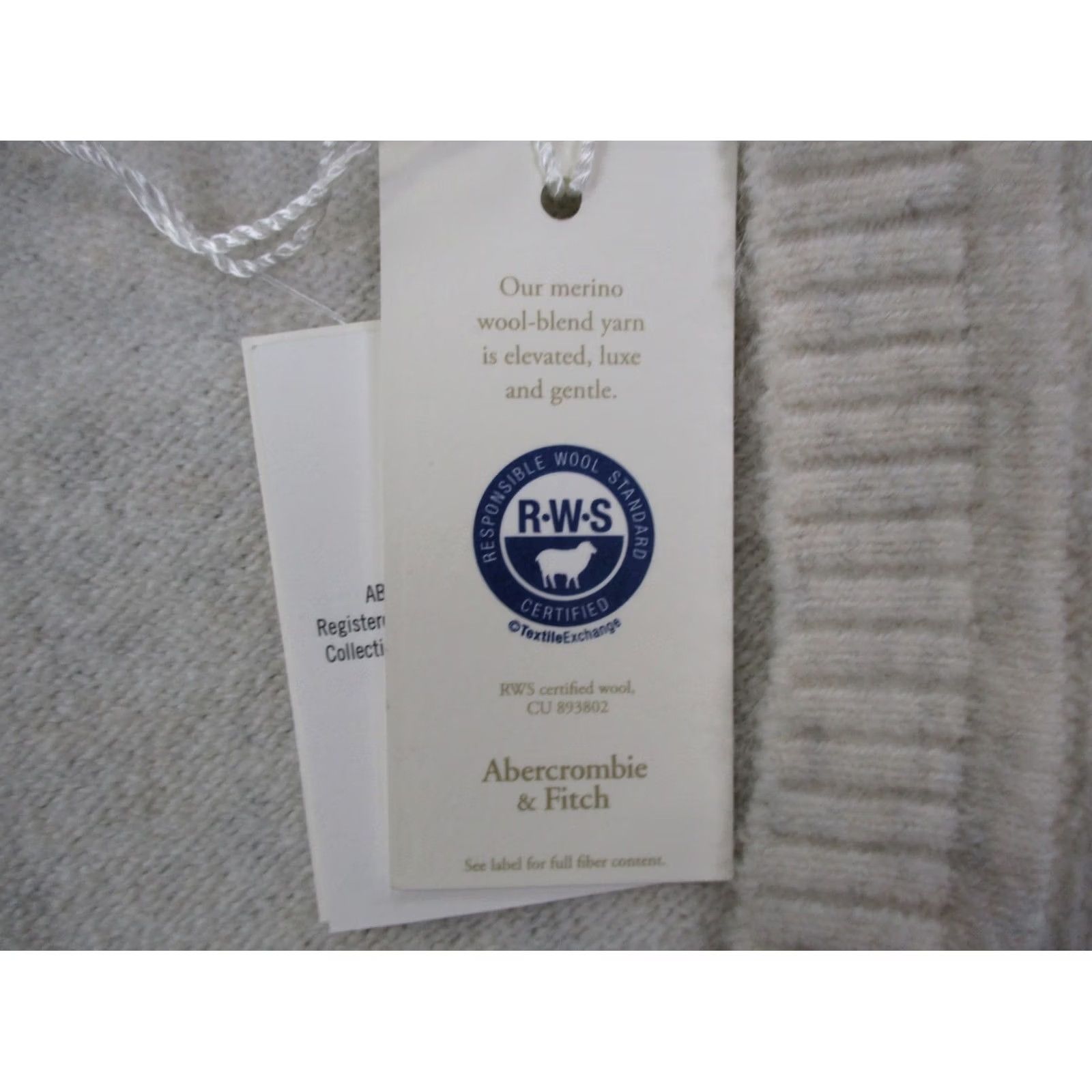 Abercrombie & Fitch VINTAGE Abercrombie Fitch Sweater Womens M White Merino Wool Pullover Preppy Golf Size M / US 6-8 / IT 42-44 - 7 Thumbnail