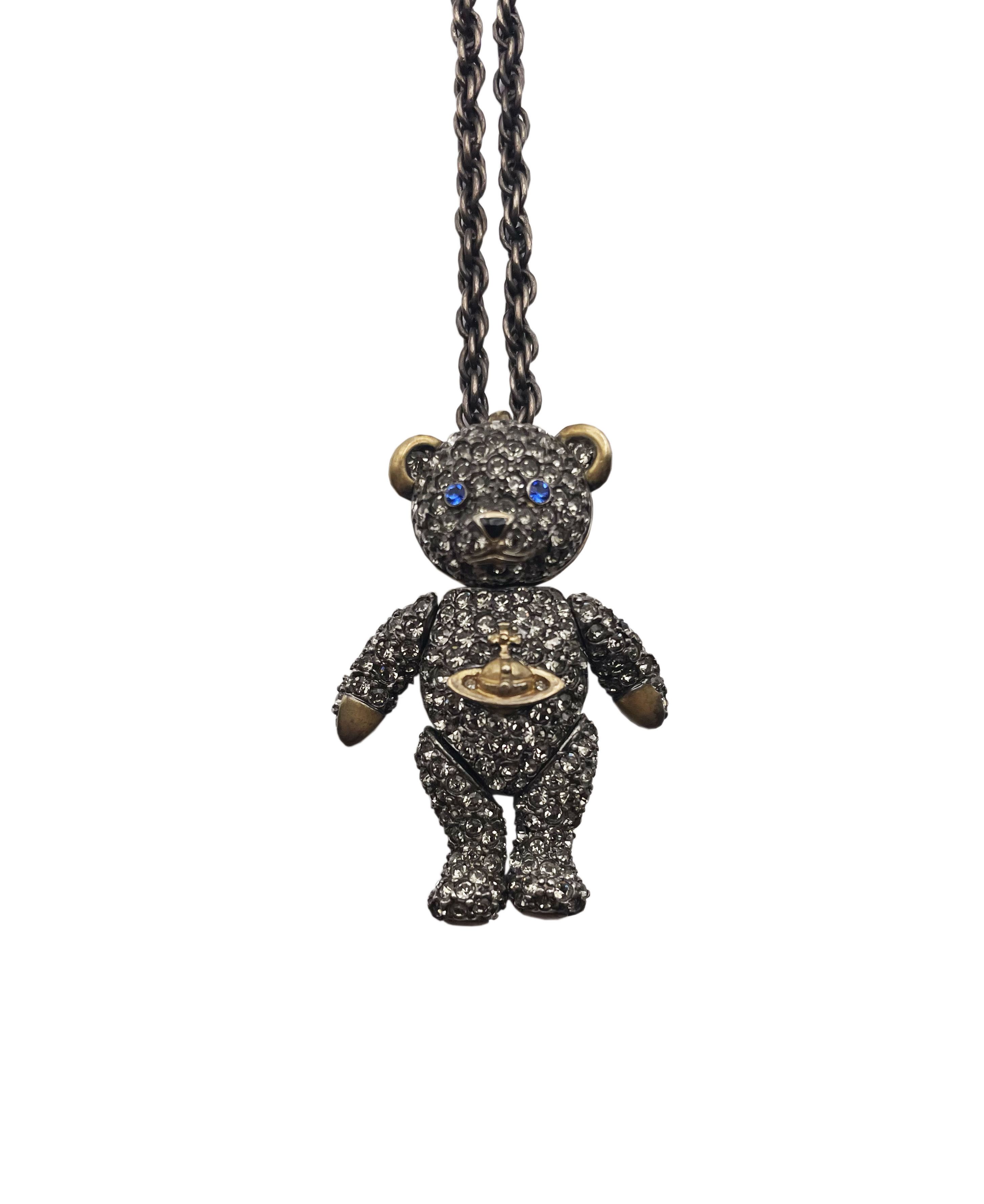 Vivienne Westwood Teddy Bear Orb Necklace Size ONE SIZE - 1 Thumbnail