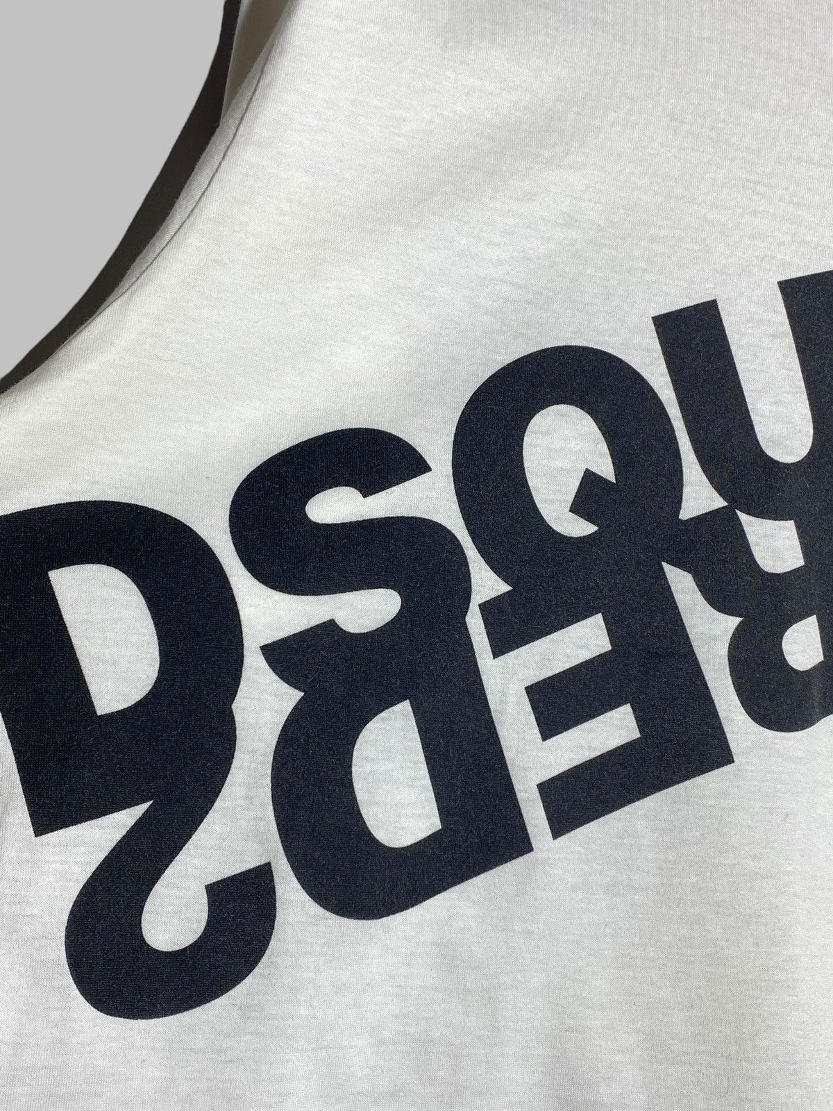 Dsquared2 🔥 DSQUARED2 BOLD LOGO DIAGONAL TEE Y2K ITALY FLEX Size US L / EU 52-54 / 3 - 4 Thumbnail
