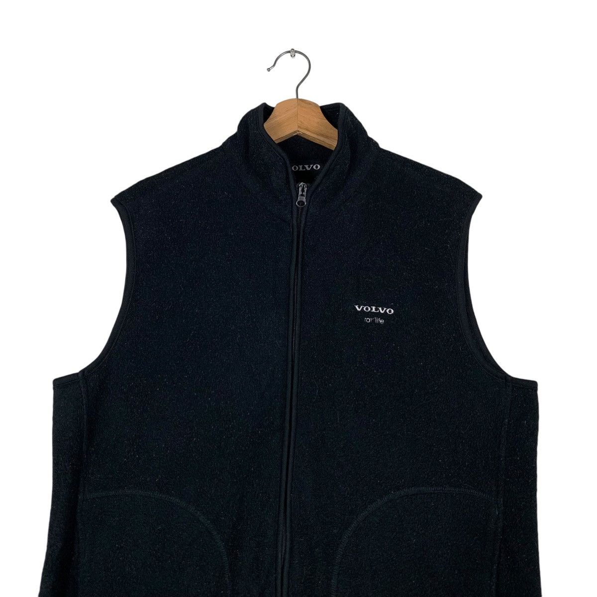 Vintage VOLVO Embroidery Small Logo Fleece Vest #1392-C63 Size US M / EU 48-50 / 2 - 2 Thumbnail