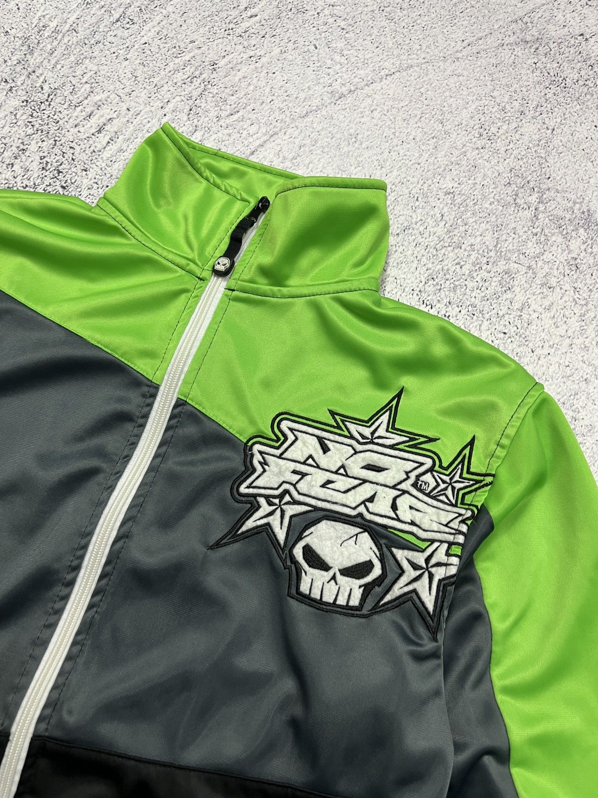 Japanese Brand No Fear Track Jacket Big Logo Hype Y2K Streetwear Size US S / EU 44-46 / 1 - 7 Thumbnail