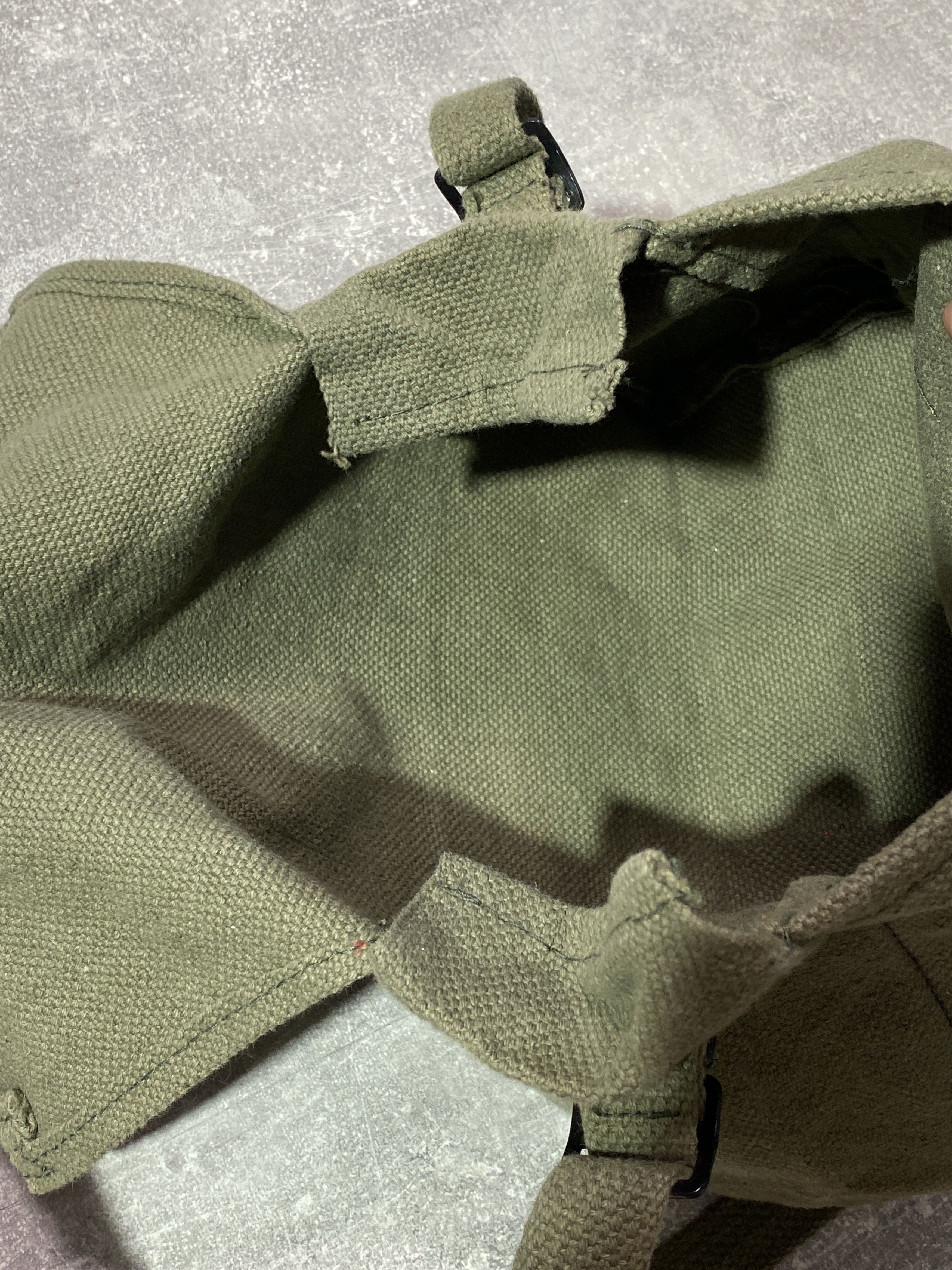 Japanese Brand Vintage Y2K Cotton Knit Military Bag Size ONE SIZE - 9 Thumbnail