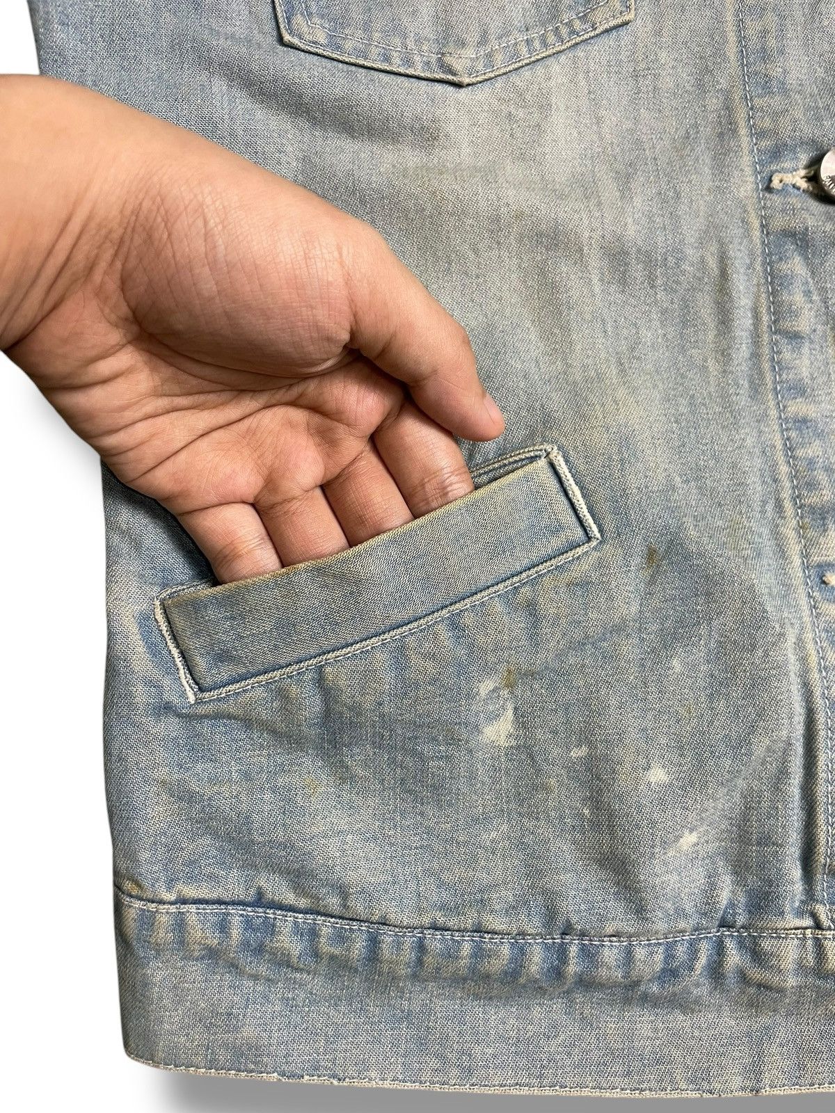 Ralph Lauren × Vintage Ralph Lauren x Cropped Denim Jacket (24) Size US S / EU 44-46 / 1 - 4 Thumbnail