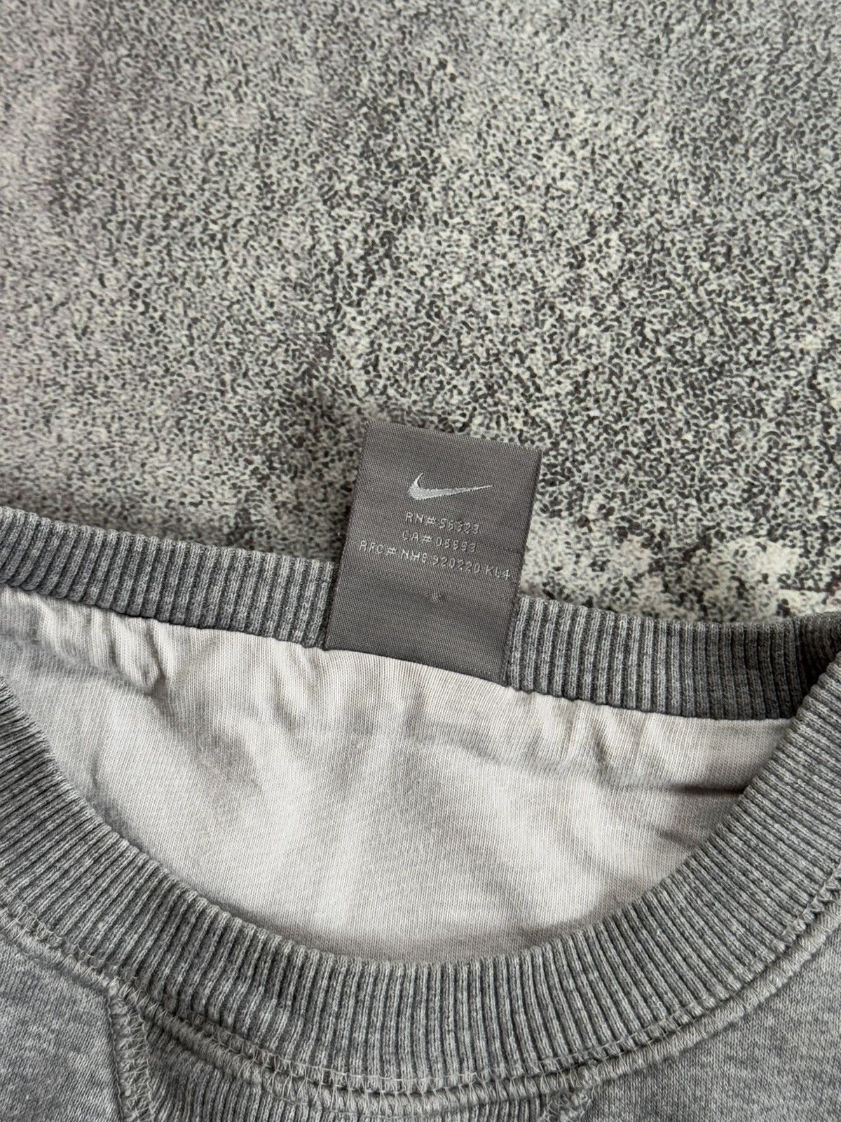 Nike × Vintage Nike S sweatshirt sweater ling sleeve jumper pullover gray Size US S / EU 44-46 / 1 - 9 Thumbnail
