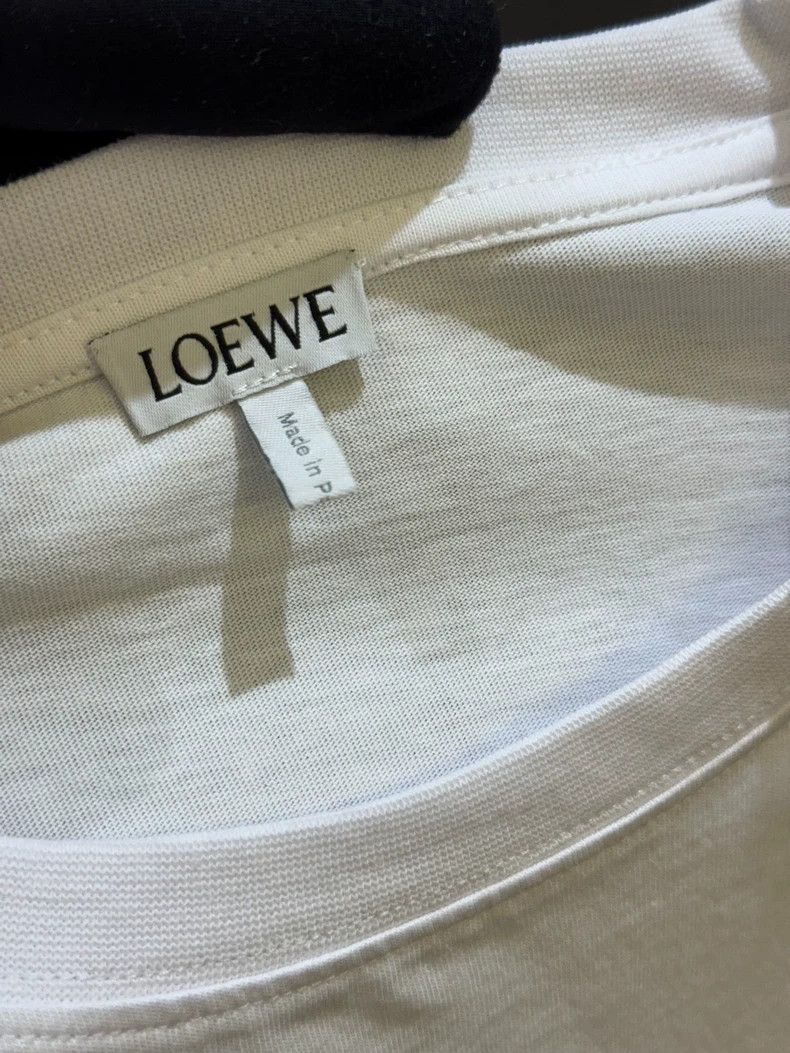 Loewe LOEWE Solid raised round neck T-shirt Size US M / EU 48-50 / 2 - 4 Thumbnail
