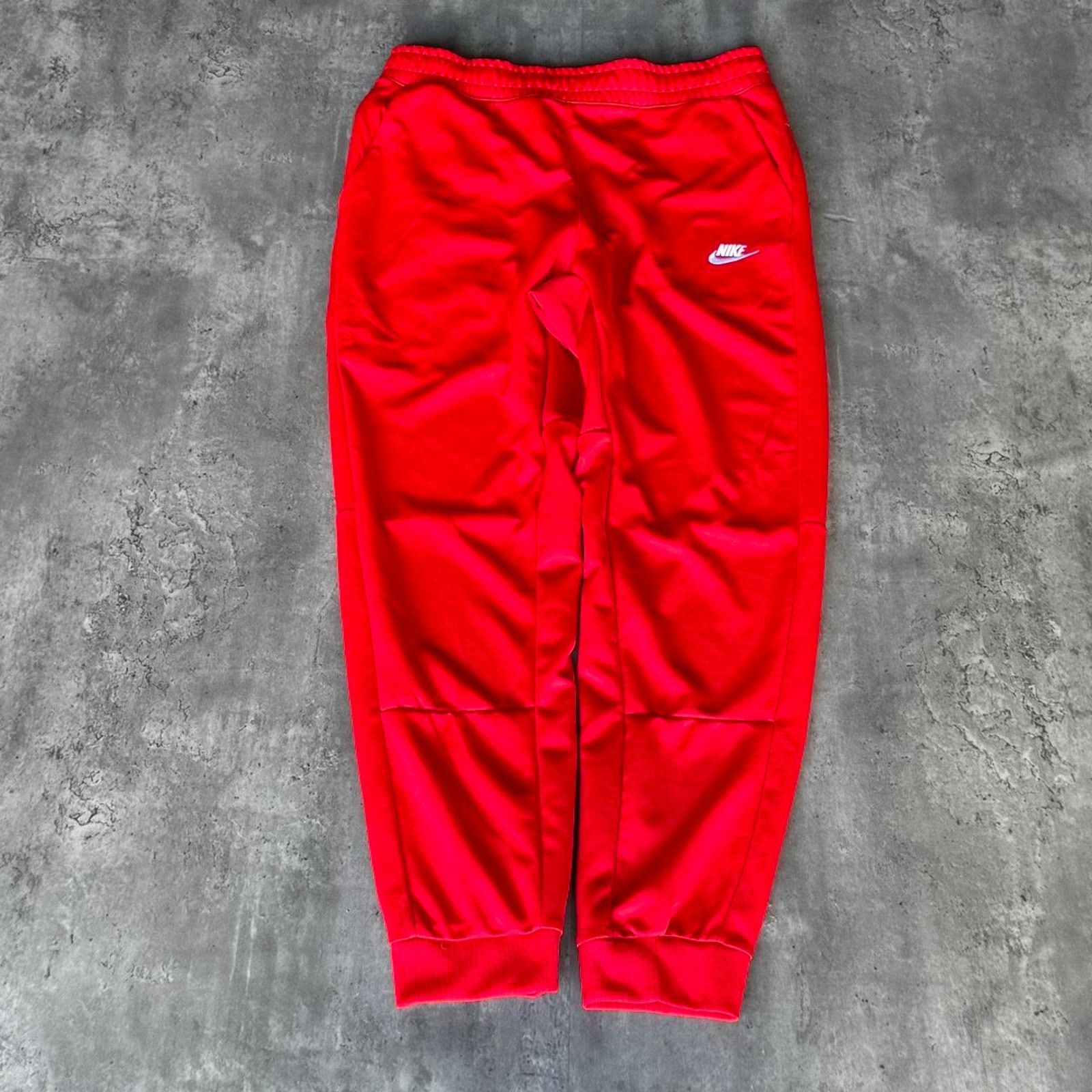 Nike × Nike ACG × Vintage Vintage Y2K Nike Red Essential Technical Skater Sweatpants Size US 34 / EU 50 - 1 Thumbnail
