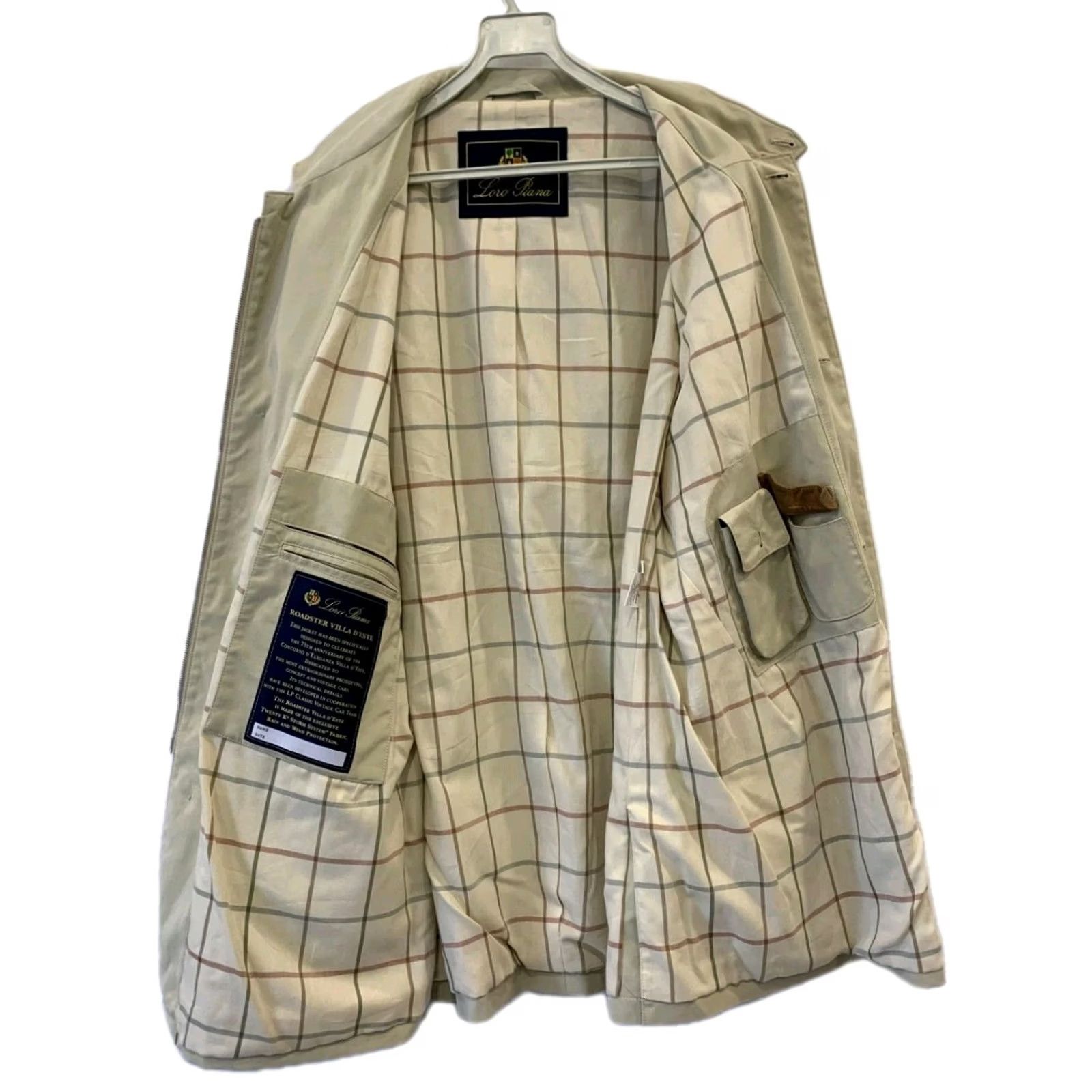 Loro Piana Loro Piana Roadster Villa d’Este Jacket Mens XL Beige Italy Made Luxury Coat#172 Size US XL / EU 56 / 4 - 2 Thumbnail