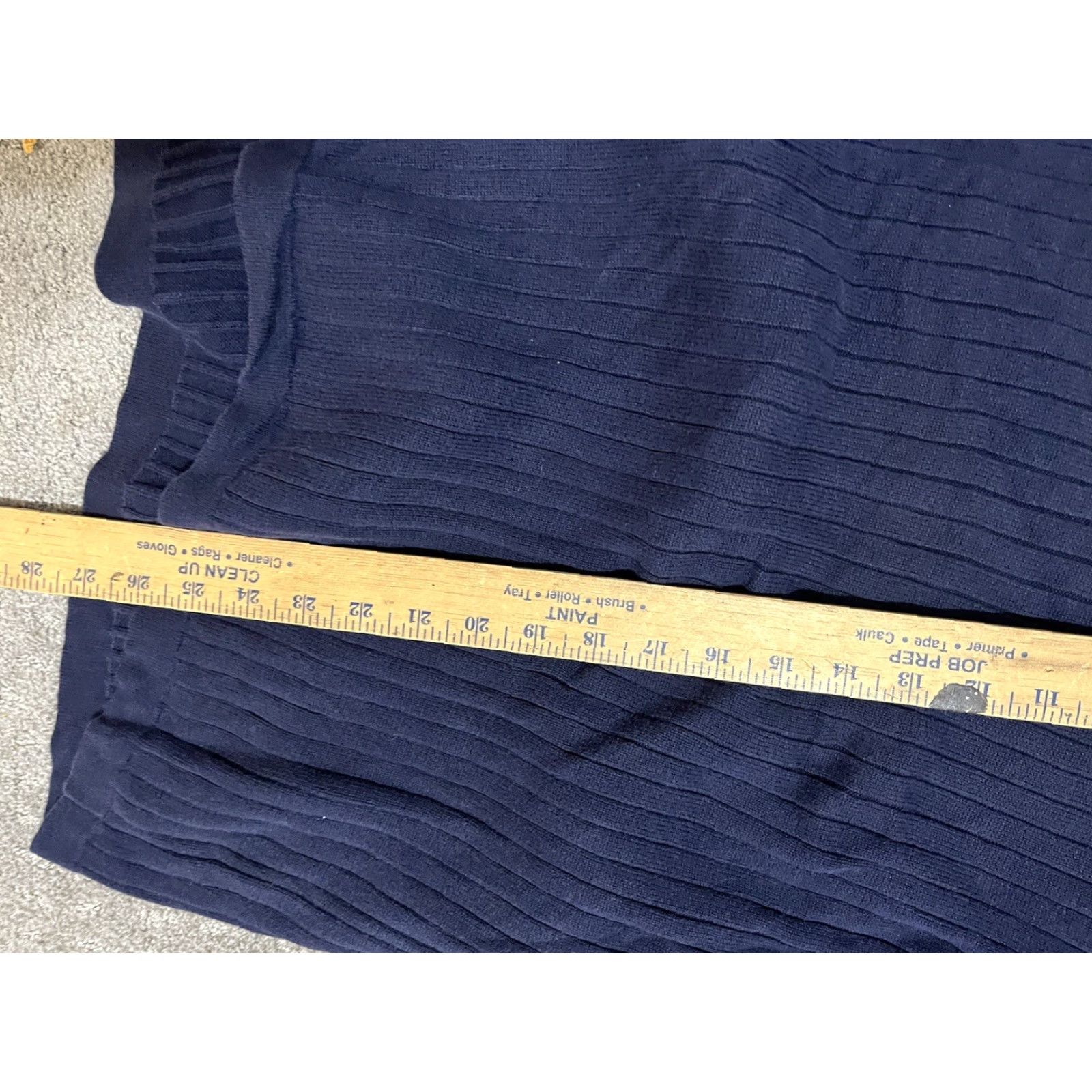 J.Crew VINTAGE J.CREW Knit 1/4 Zip Sweater Men XL Navy Blue Cotton Pullover Adult Size XL Mens Size US XL / EU 56 / 4 - 5 Thumbnail