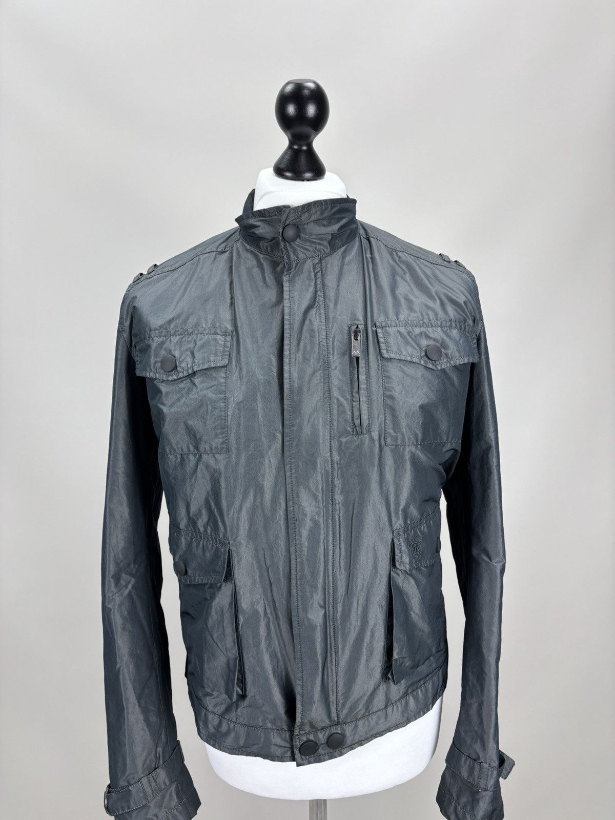 Burberry Mens jacket Thomas Burberry Size M/L Color Gray Size US L / EU 52-54 / 3 - 2 Thumbnail