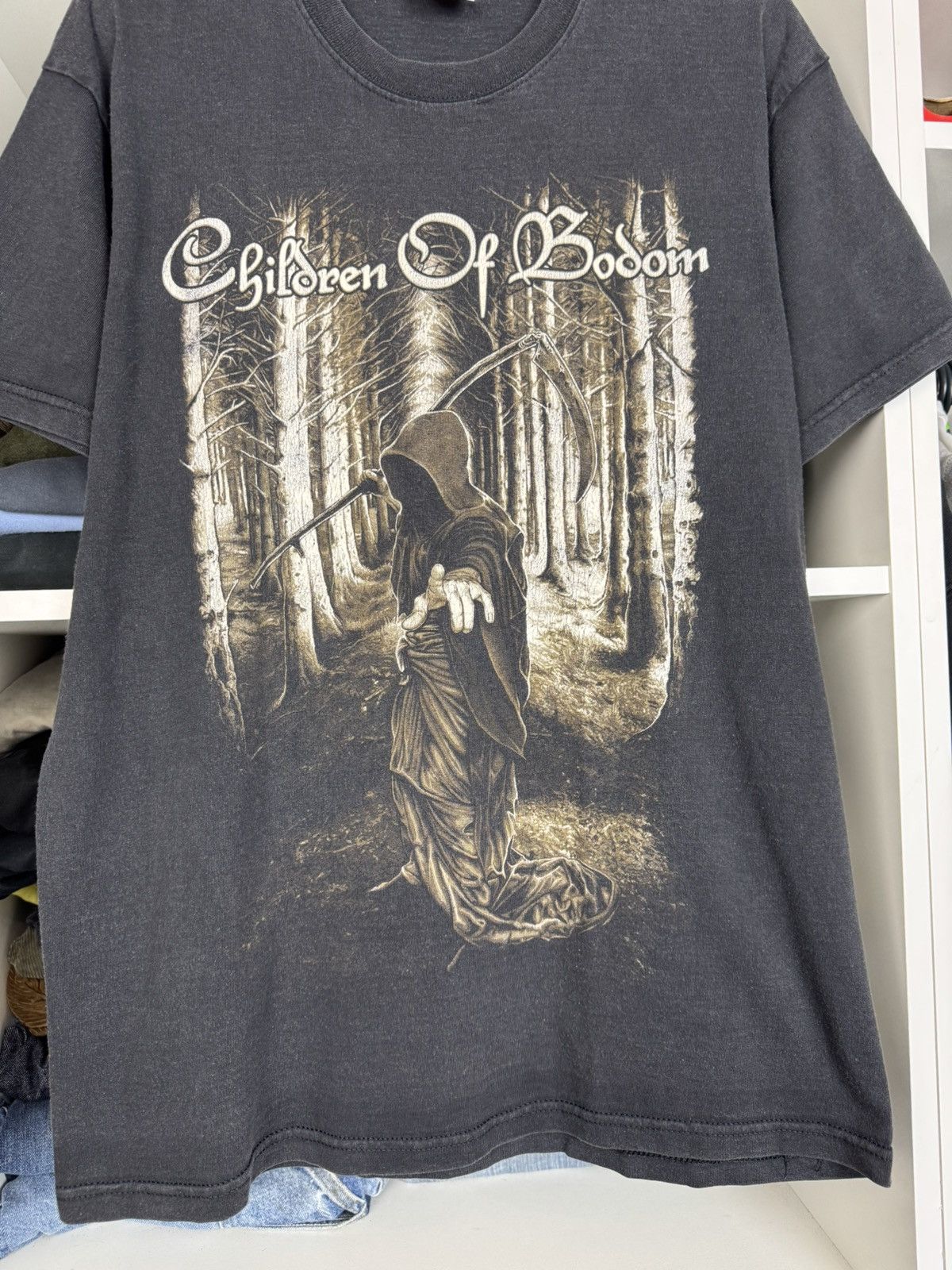 Band Tees Vintage Children of Bodom Death Wants You Distressed T-Shirt Size US L / EU 52-54 / 3 - 14 Thumbnail