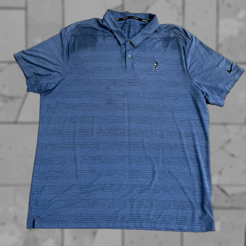 Nike Nike Golf Dri-fit Blue Micky Mouse embroidered Polo Mens XL Size US XL / EU 56 / 4 - 1 Thumbnail