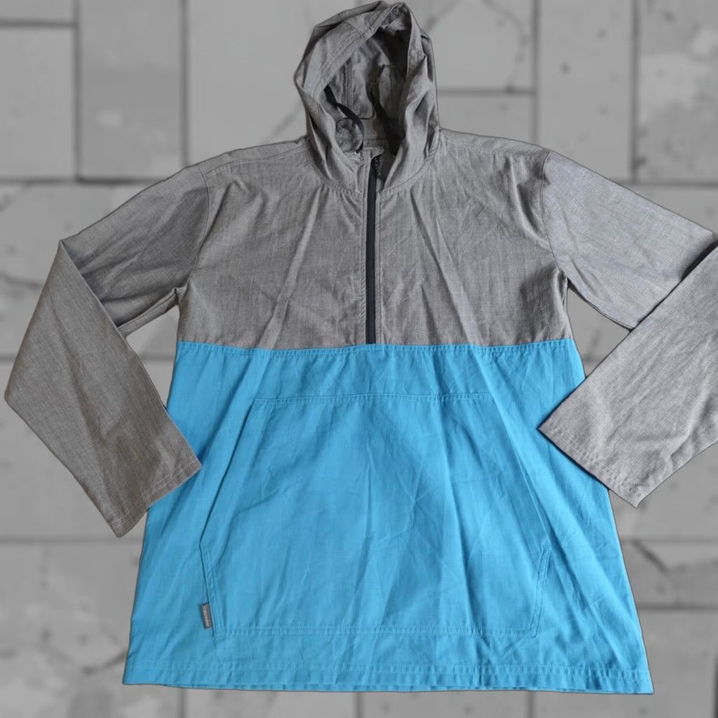 Icebreaker VINTAGE Icebreaker Jacket Anorak Wool Blend 1/4 Zip Hooded Mid-Length Gray S Mens Size US S / EU 44-46 / 1 - 1 Thumbnail