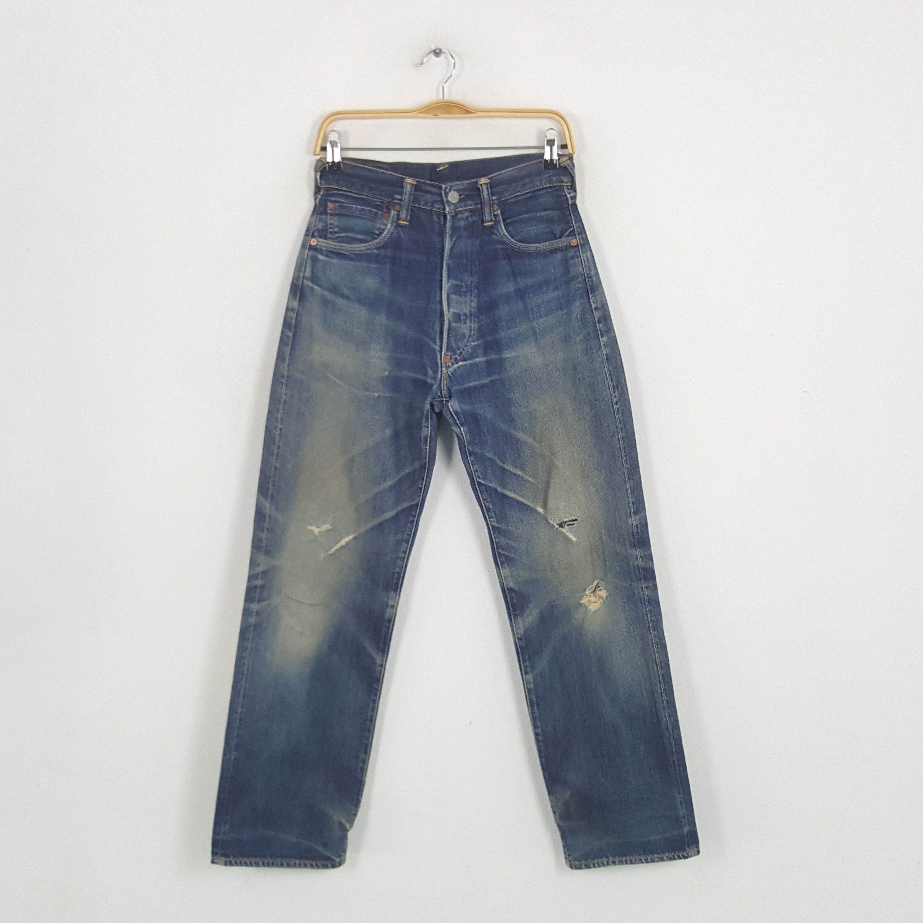 Evisu × Japanese Brand × Vintage Vintage Evisu Japanese Brand Daicock Custom Art Denim Jeans Size US 28 / EU 44 - 4 Thumbnail