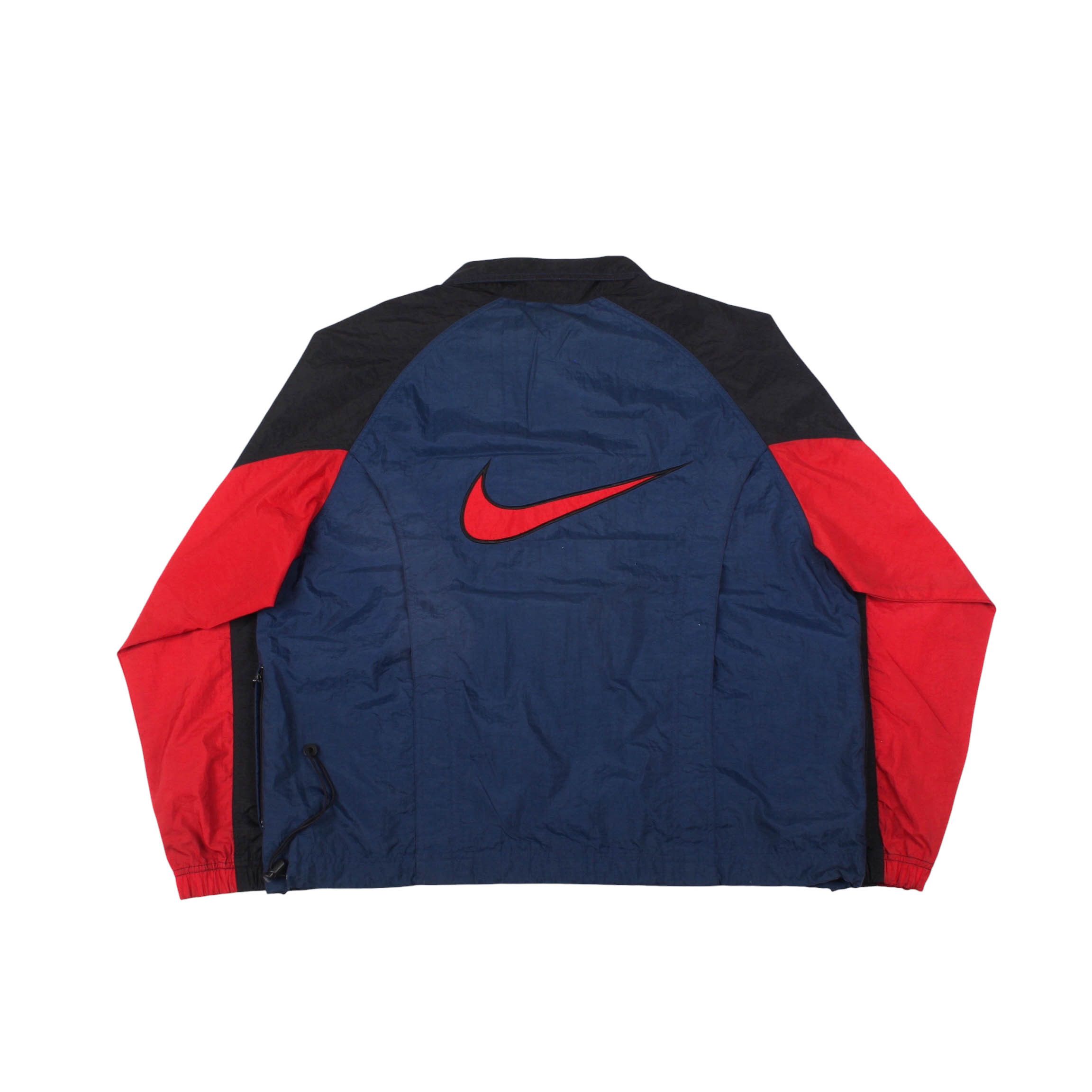 Nike Nike Windbreaker Jacket 90s Big Swoosh Size US M / EU 48-50 / 2 - 2 Thumbnail