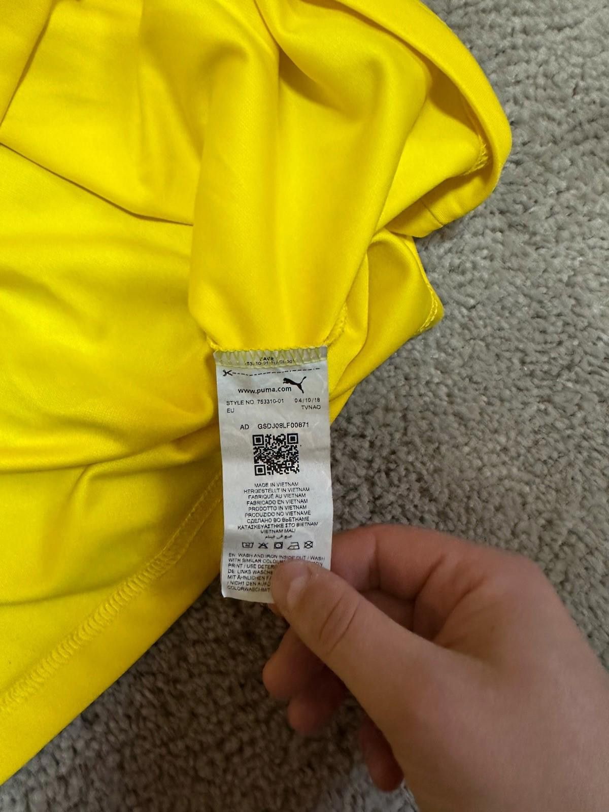 Puma BORUSSIA DORTMUND 2018/19 HOME SHIRT FOOTBALL SOCCER JERSEY Size US L / EU 52-54 / 3 - 6 Thumbnail