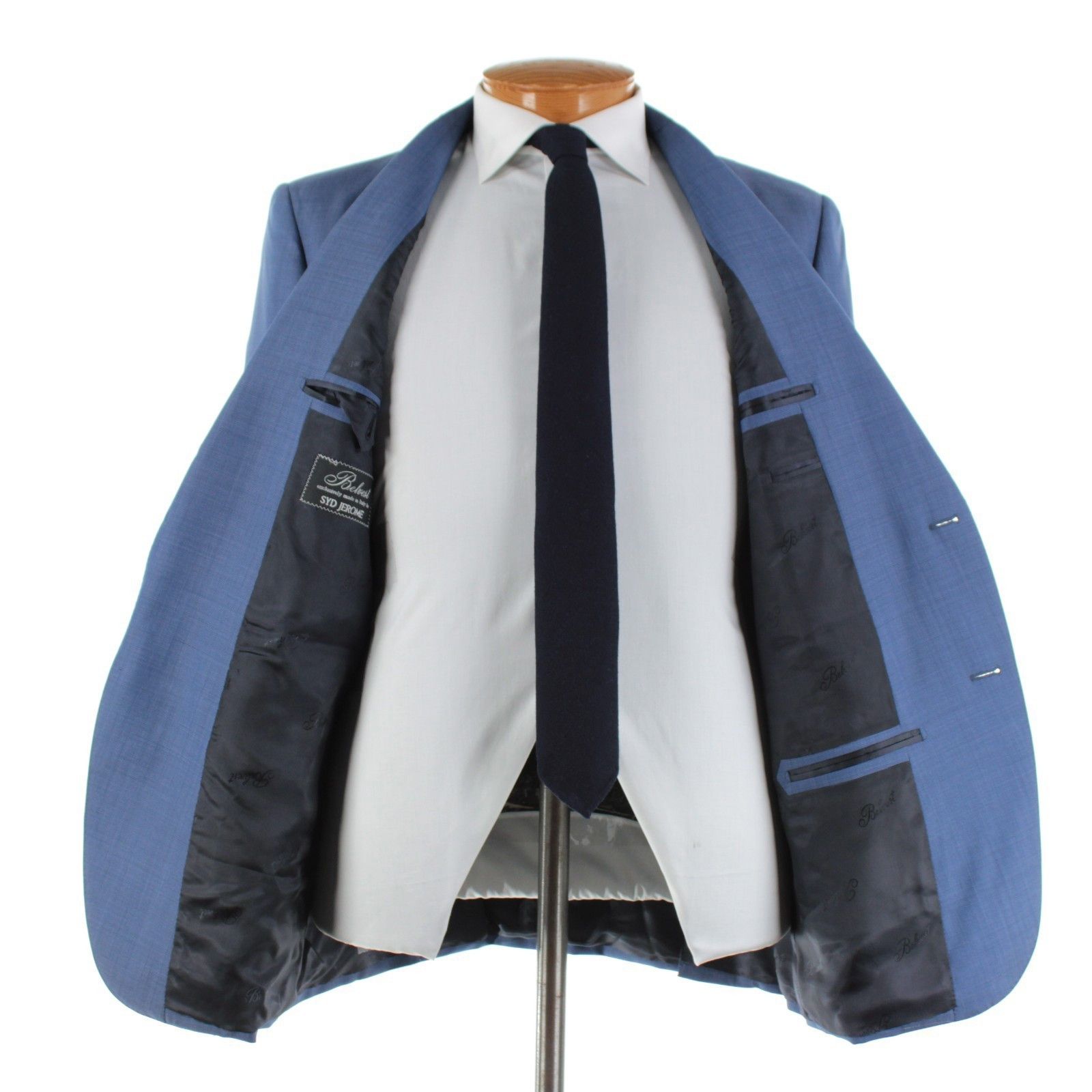 Belvest Belvest Suit Size US 44 Regular in Blue Size 44R - 8 Thumbnail