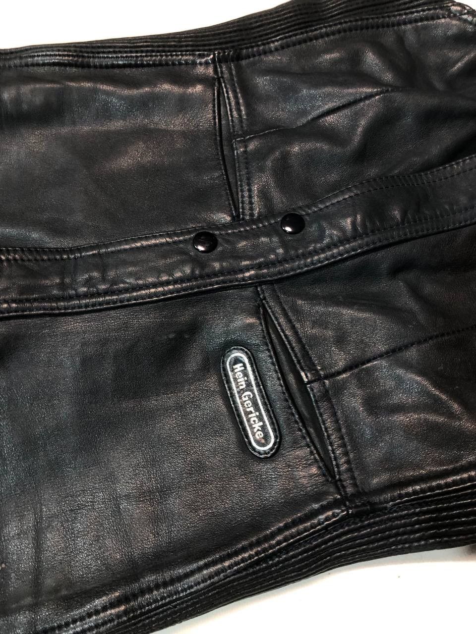 Hein Gericke × Vintage Hein Gericke Vintage Rare Moto Biker Leather Pants Size US 30 / EU 46 - 7 Thumbnail