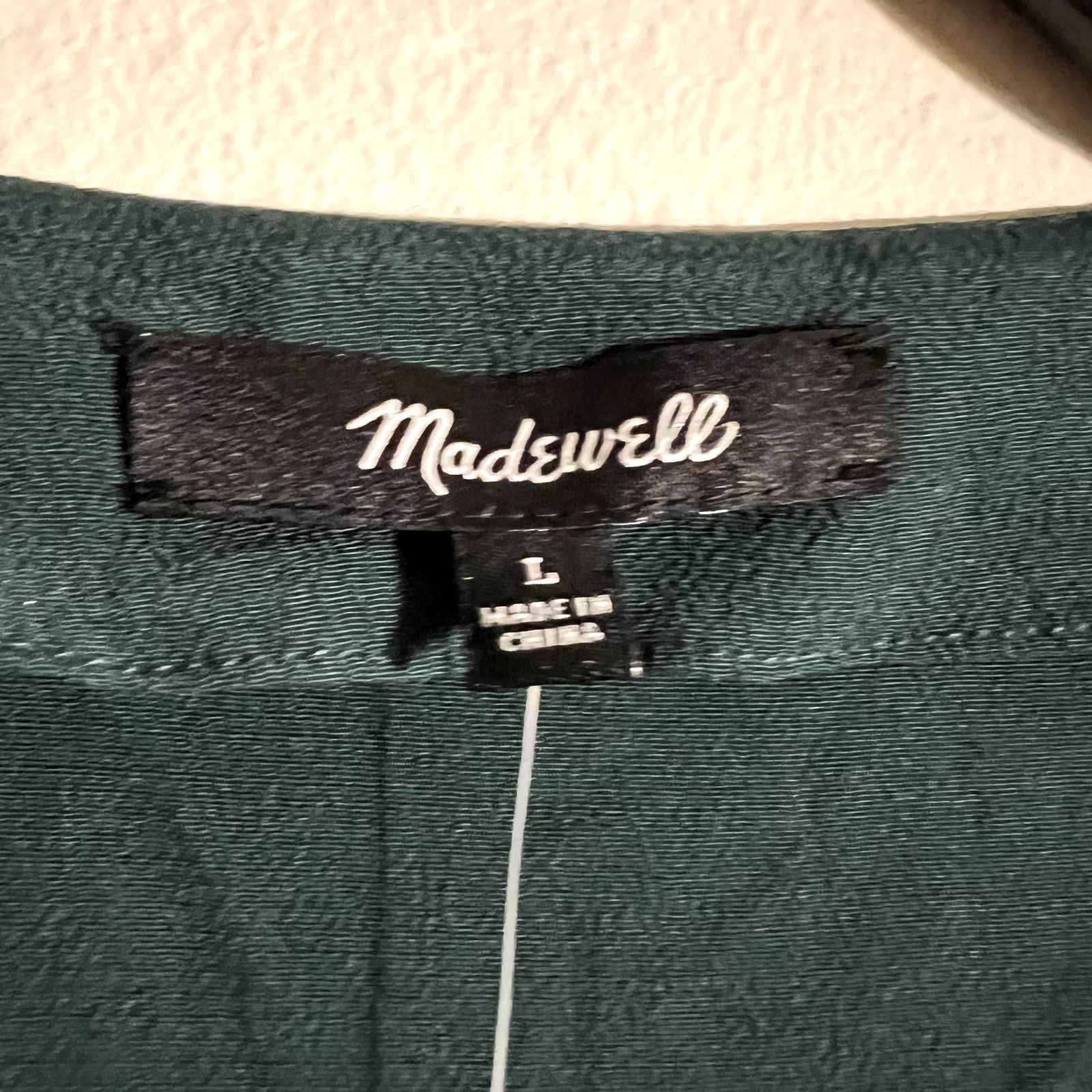 Madewell Madewell Button Front Long Sleeve Dress Size L Smokey Size L / US 10 / IT 46 - 3 Thumbnail