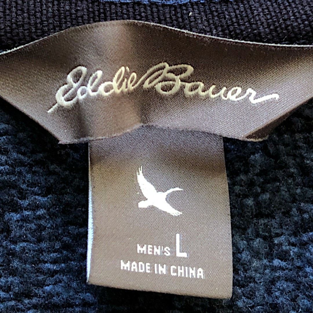Eddie Bauer Eddie Bauer Blue Half Zip Pullover Sweater - Men's Large Size US L / EU 52-54 / 3 - 8 Thumbnail