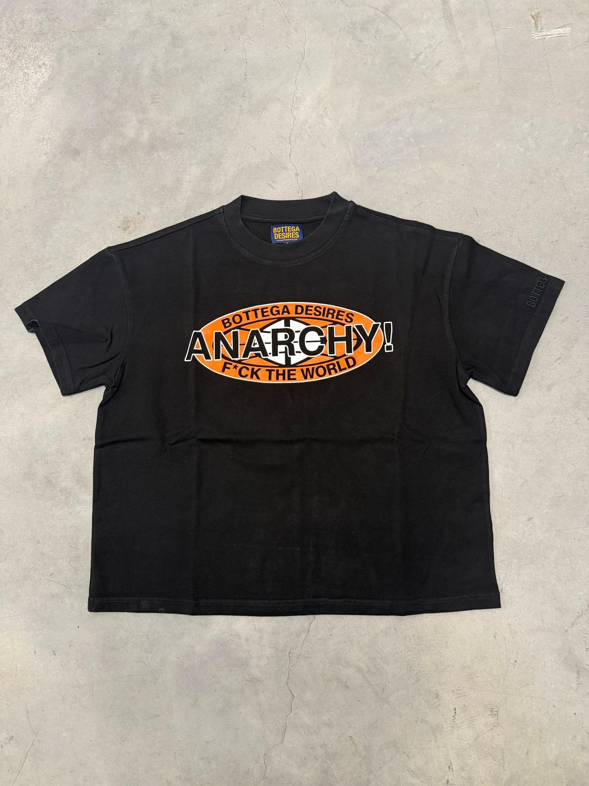 Bottega Desires Bottega Desires Black Anarchy Short Sleeve Tee Medium New Size US M / EU 48-50 / 2 - 1 Thumbnail