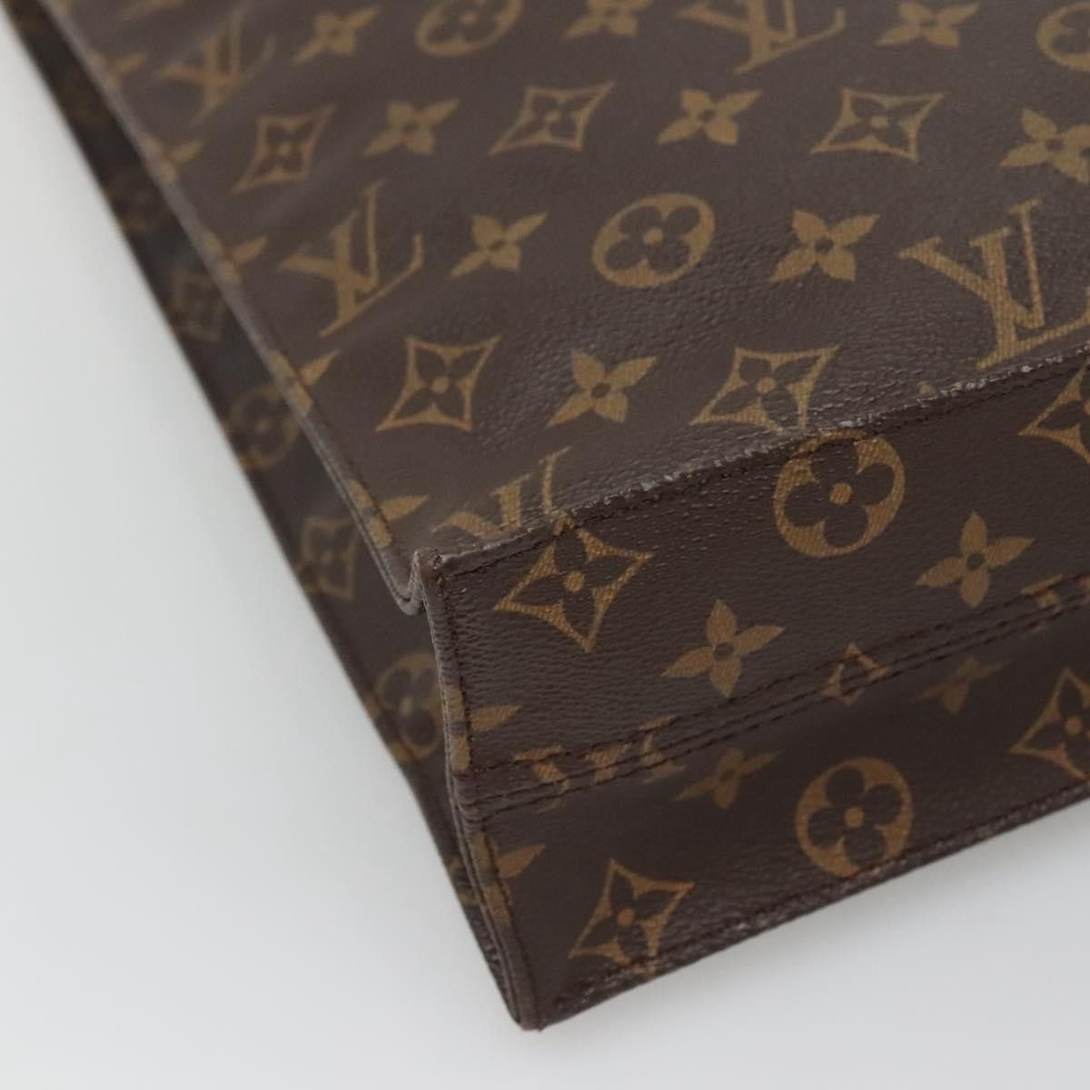 Louis Vuitton LOUIS VUITTON Monogram Sac Plat Hand Bag M51140 Size ONE SIZE - 13 Thumbnail