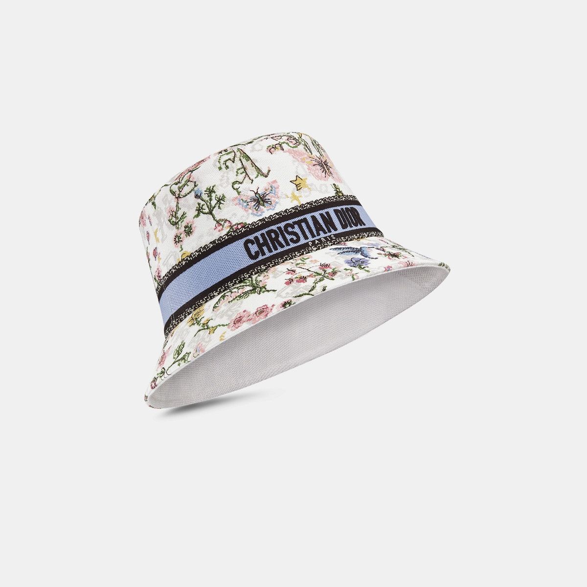Dior o1w1db10326 Size:OS/Small Brim Bucket Hat in White/Multi Size ONE SIZE - 2 Thumbnail