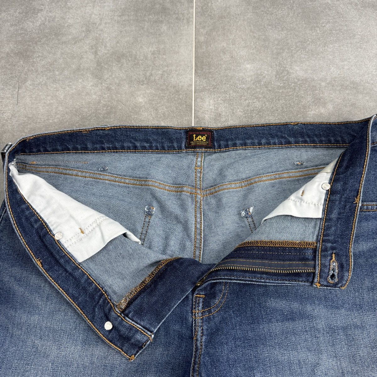 Lee Lee Rider Denim Jean Men Shorts Size W36 Size US 36 / EU 52 - 8 Thumbnail