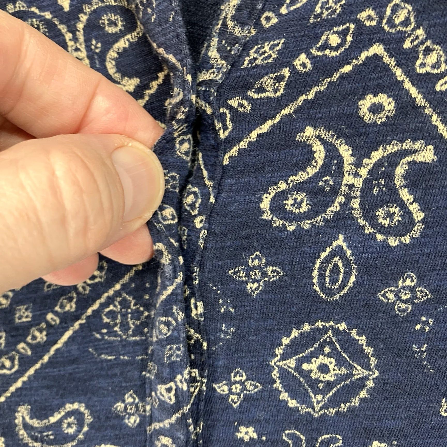 Lucky Brand VINTAGE? No. Lucky Brand Navy Tan Paisley Print 3/4 Sleeve Blouse Top Plus Size 1X Navy Tan Paisley Print Blouse Top 1X Plus Size Womens Blouse Pink? Size XL / US 12-14 / IT 48-50 - 5 Thumbnail