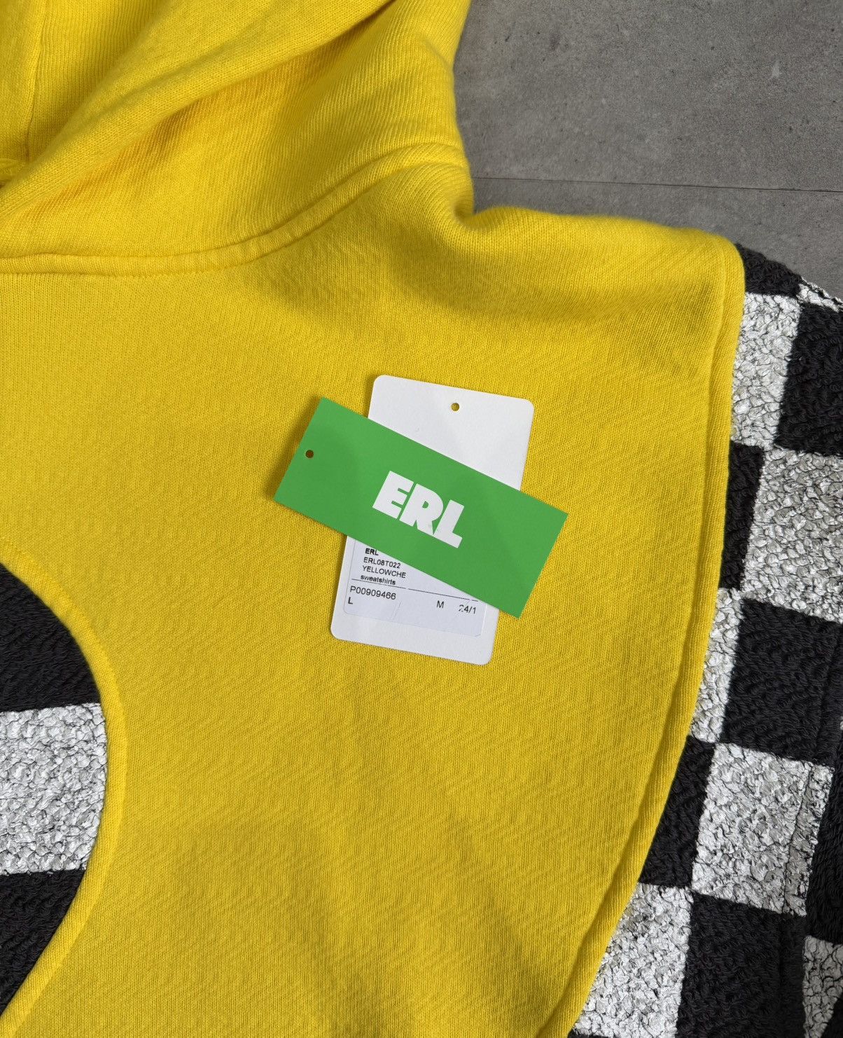 ERL Yellow Race ERL Sweatshirt Size US L / EU 52-54 / 3 - 6 Thumbnail