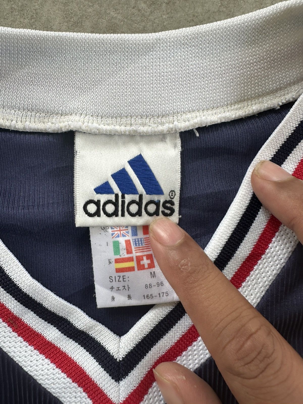 Adidas × Vintage ADIDAS VINTAGE JERSEY TEMPLATE YUGOSLAVIA 98 WORLD CUP Size US M / EU 48-50 / 2 - 3 Thumbnail