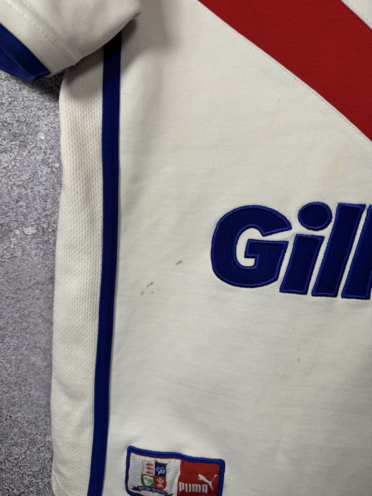 Puma × Vintage GREAT BRITAIN RUGBY LEAGUE BRITISH ISLES 2007 rugby JERSEY Size US S / EU 44-46 / 1 - 8 Thumbnail