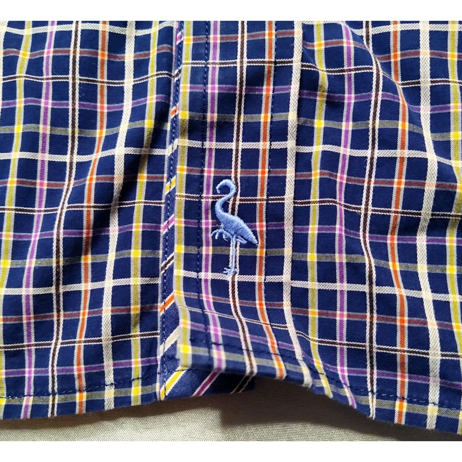 Tailorbyrd TAILORBYRD Men 2XL Blue Plaid 100% Cotton Long Sleeve Button-Up Shirt Size US XXL / EU 58 / 5 - 3 Thumbnail