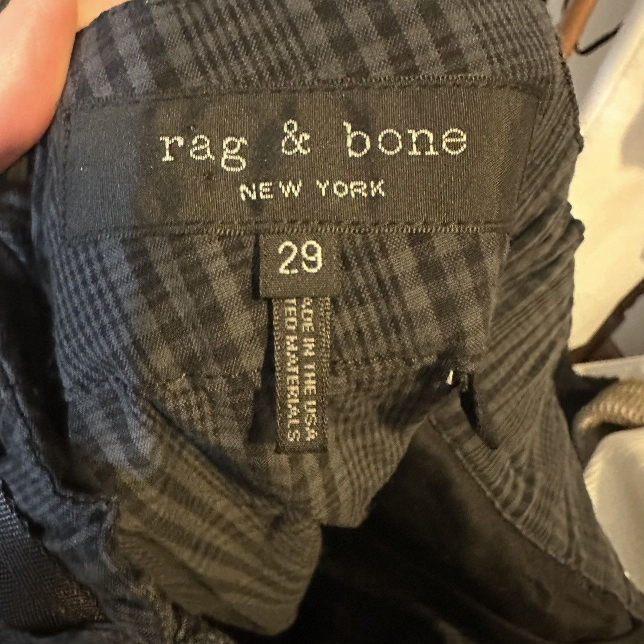 Designer × Rag & Bone rag & bone Flat Front Nylon Belted Drake Shorts Black Grey Size US 29 - 5 Thumbnail