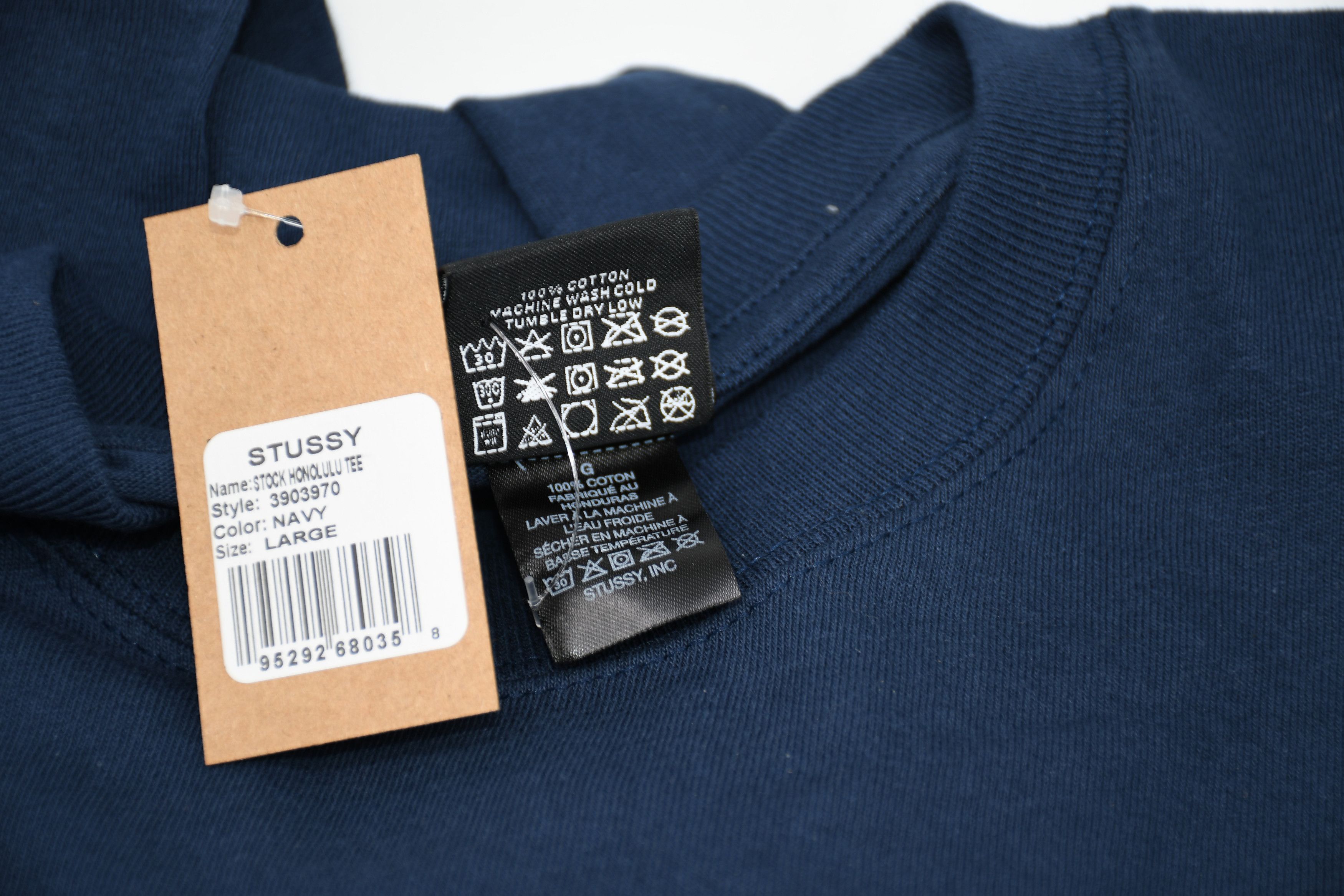 Stussy Honolulu Chapter t-shirt NWT Navy
