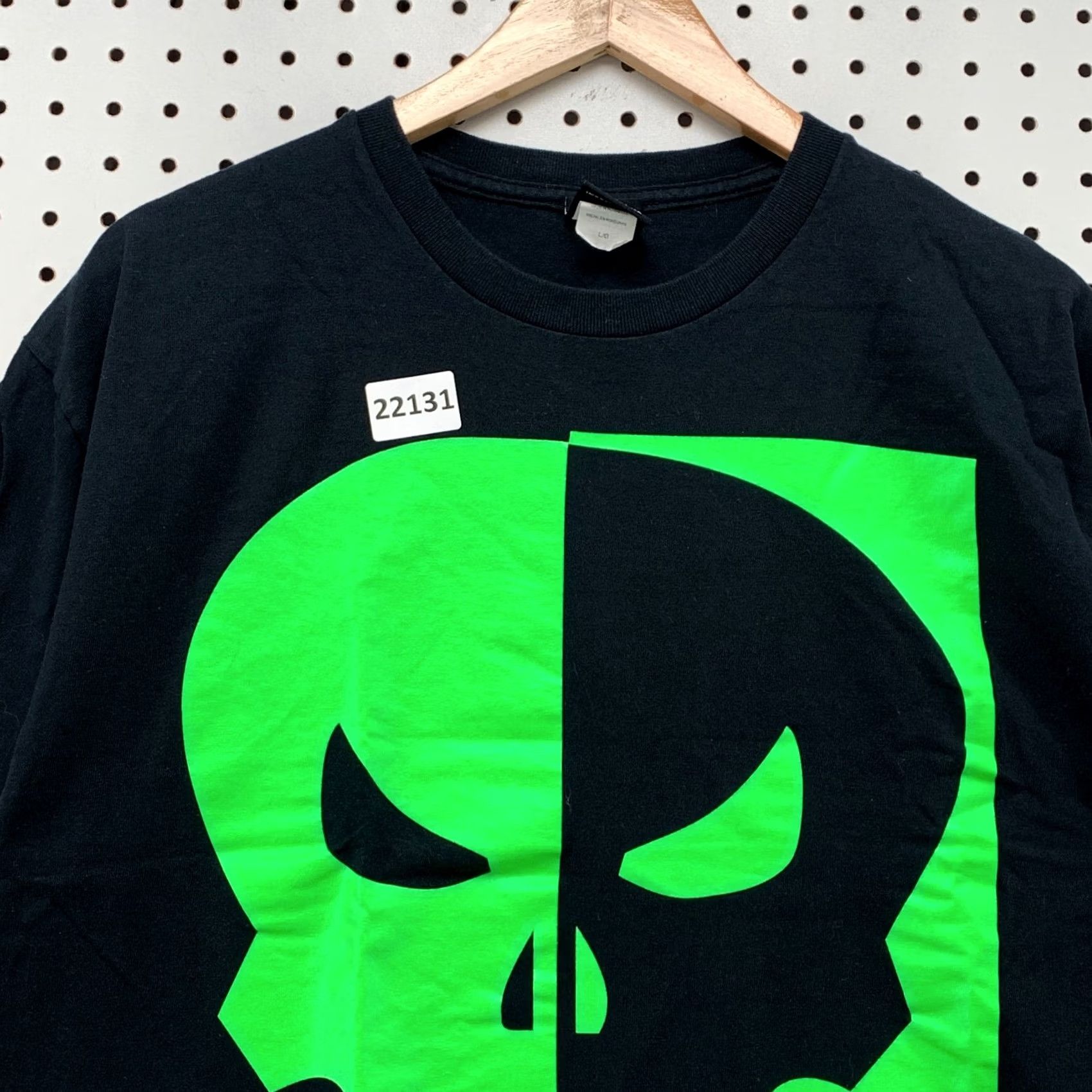 Vintage Marvel Punisher Shirt Black Green Skull Graphic TEE Movie Adult Large Size US L / EU 52-54 / 3 - 7 Thumbnail
