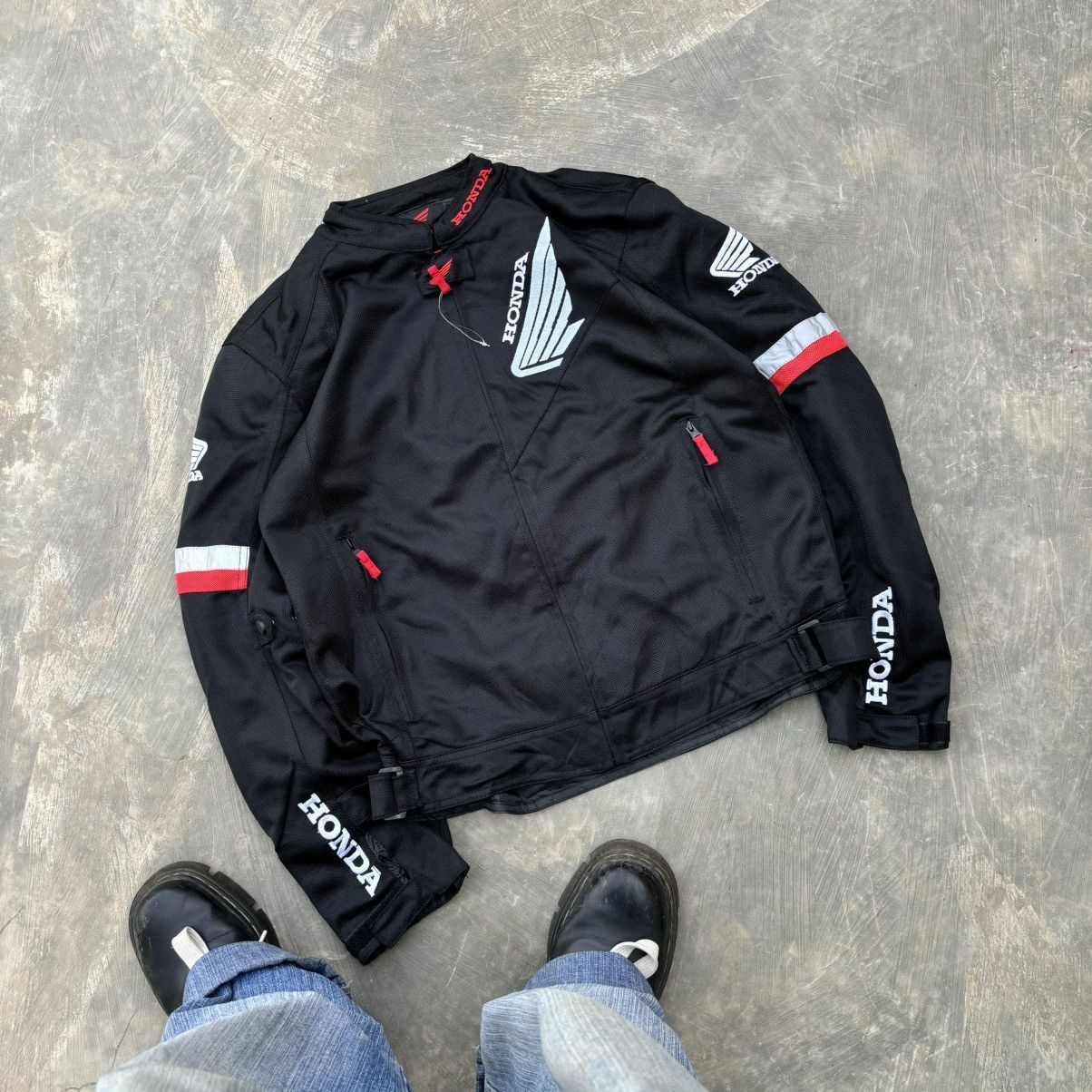 Honda Crazy Fully Paded Honda Racing Jacket Size US L / EU 52-54 / 3 - 1 Thumbnail