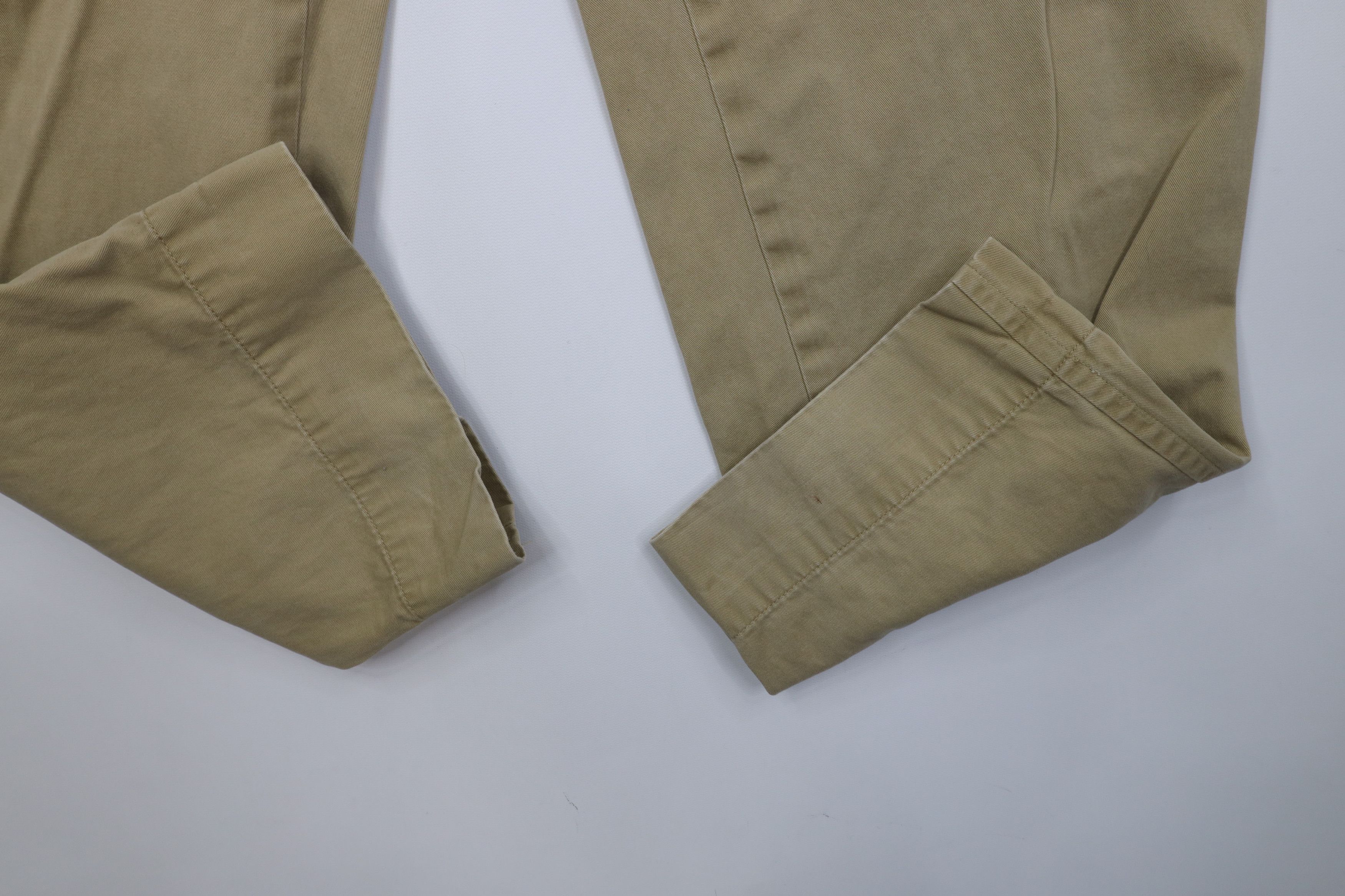 Nautica Vintage 90s Nautica Baggy Pleated Chino Pants Trousers Beige Size US 34 / EU 50 - 5 Thumbnail