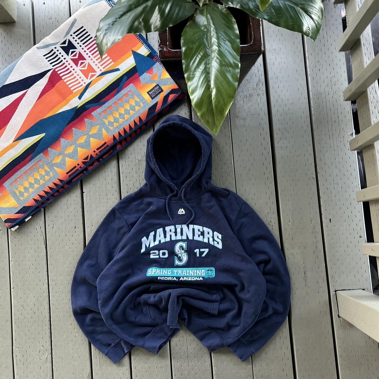 MLB × Majestic × Vintage Vintage seattle mariners MLB sweatshirt Size US XL / EU 56 / 4 - 2 Thumbnail