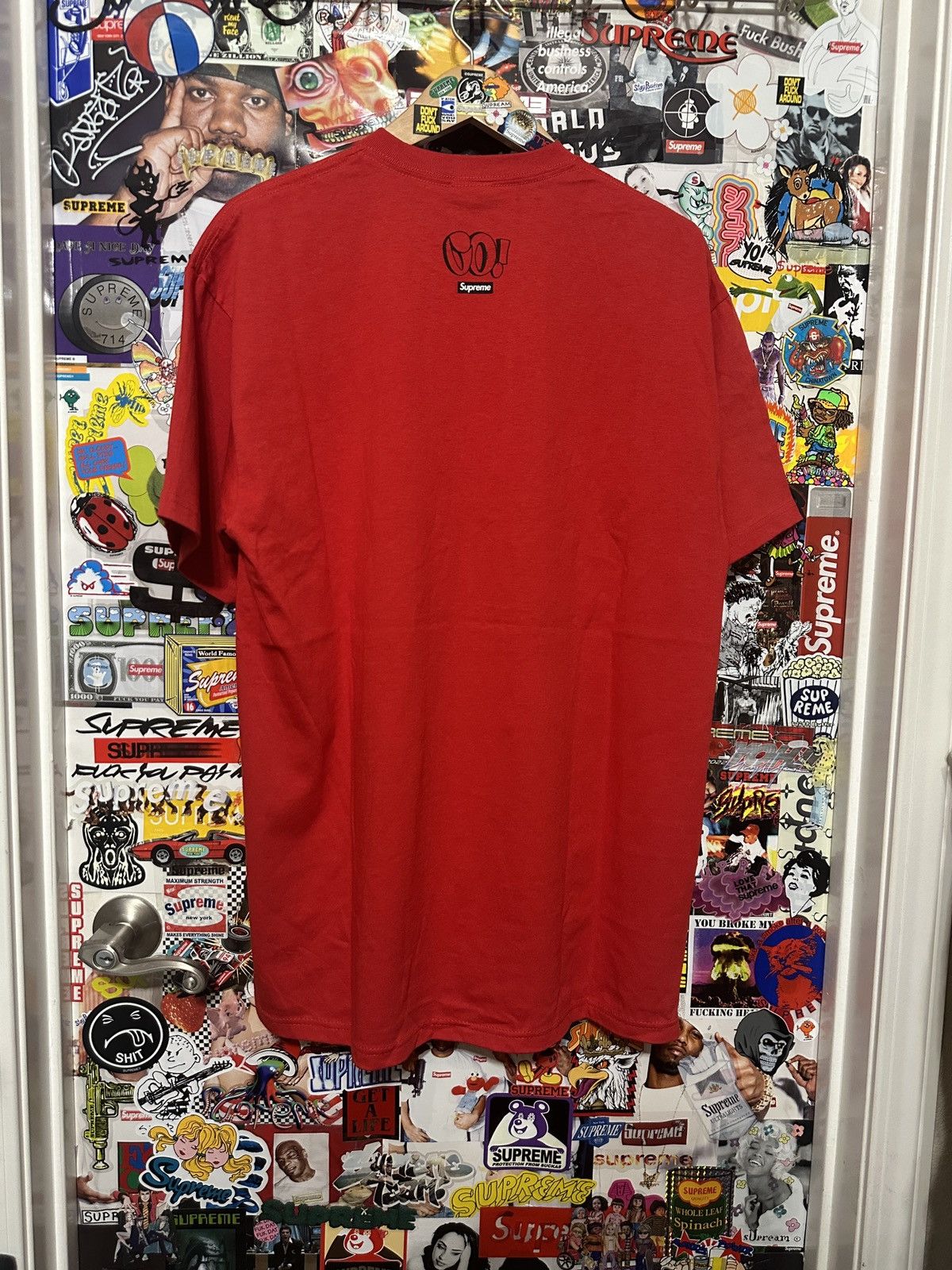 Supreme DSWT FW10 Supreme Cost Tag Tee Red XL DS Size US XL / EU 56 / 4 - 2 Thumbnail