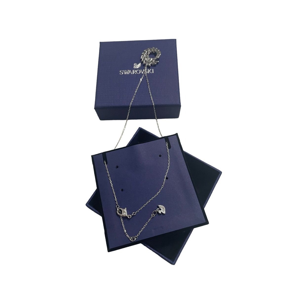 Swarovski Swarovski Louison Pendant, White, Rhodium plating Necklace Size ONE SIZE - 6 Thumbnail