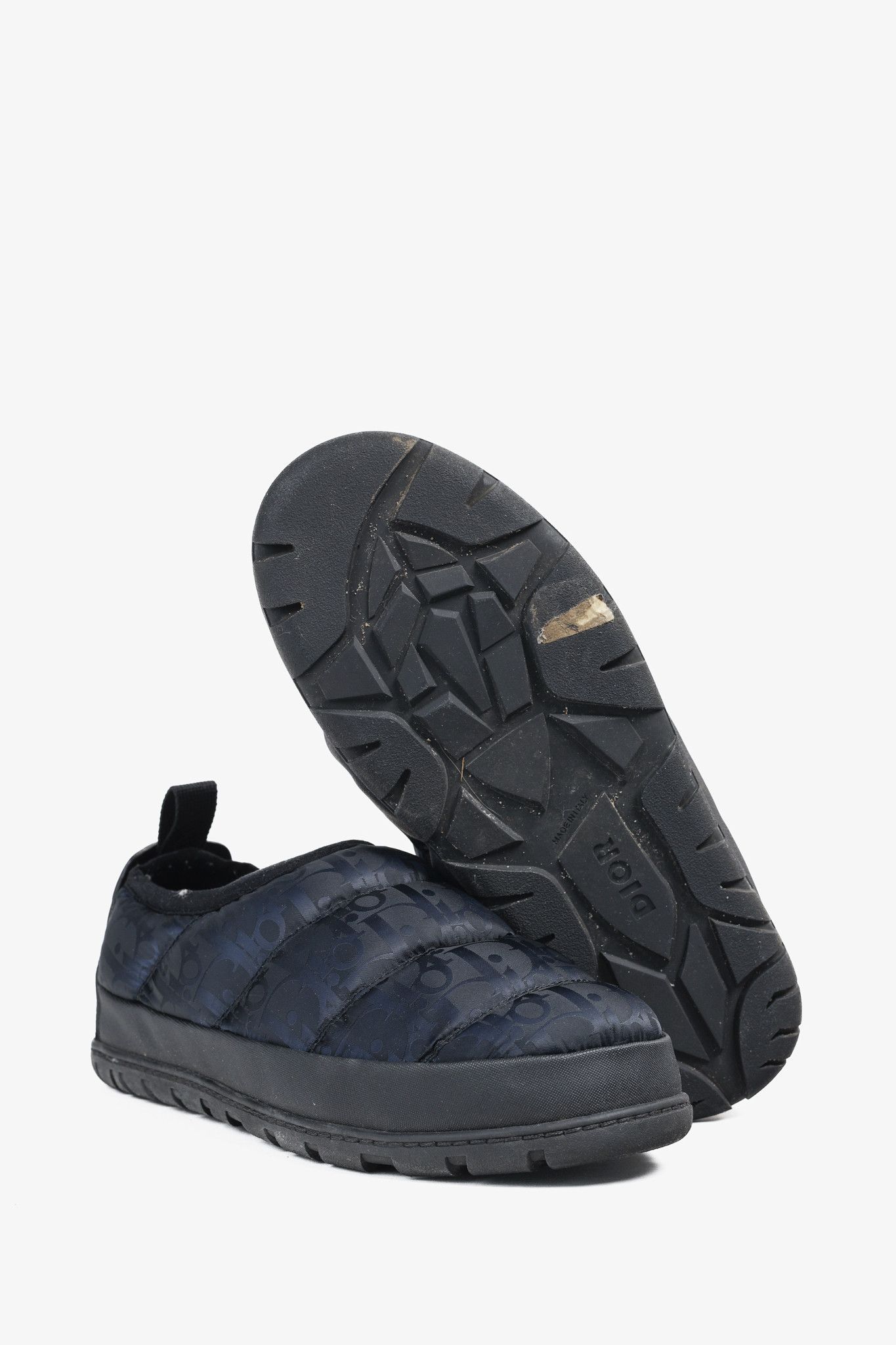 Dior Dior Black Super Dior Oblique Quilted Nylon Snow Slippers Size US 6 / EU 39 - 4 Thumbnail