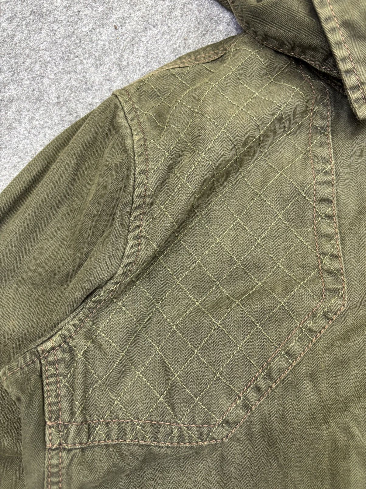 Edwin 💥Archival💥Edwin Guerilla Style HBT Fabric Jacket F919 Size US L / EU 52-54 / 3 - 11 Thumbnail
