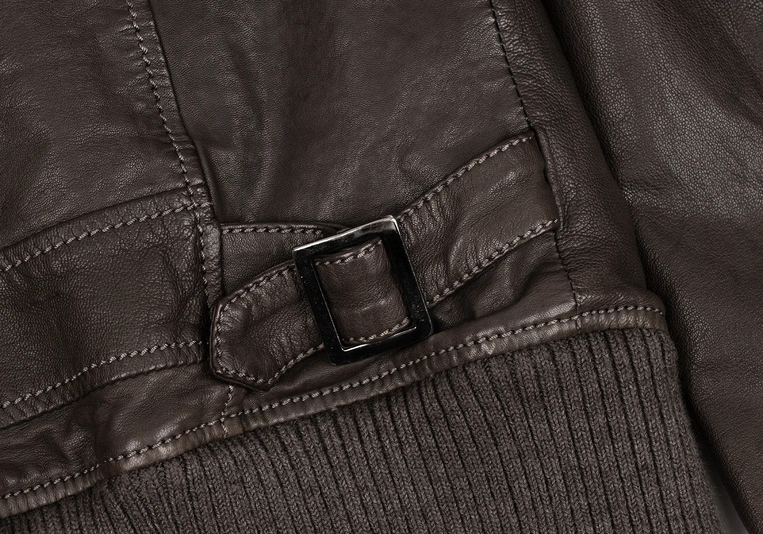 Dolce & Gabbana Pocket Design Quilted Lining Lambskin Leather Blouson Brown Size US S / EU 44-46 / 1 - 14 Thumbnail