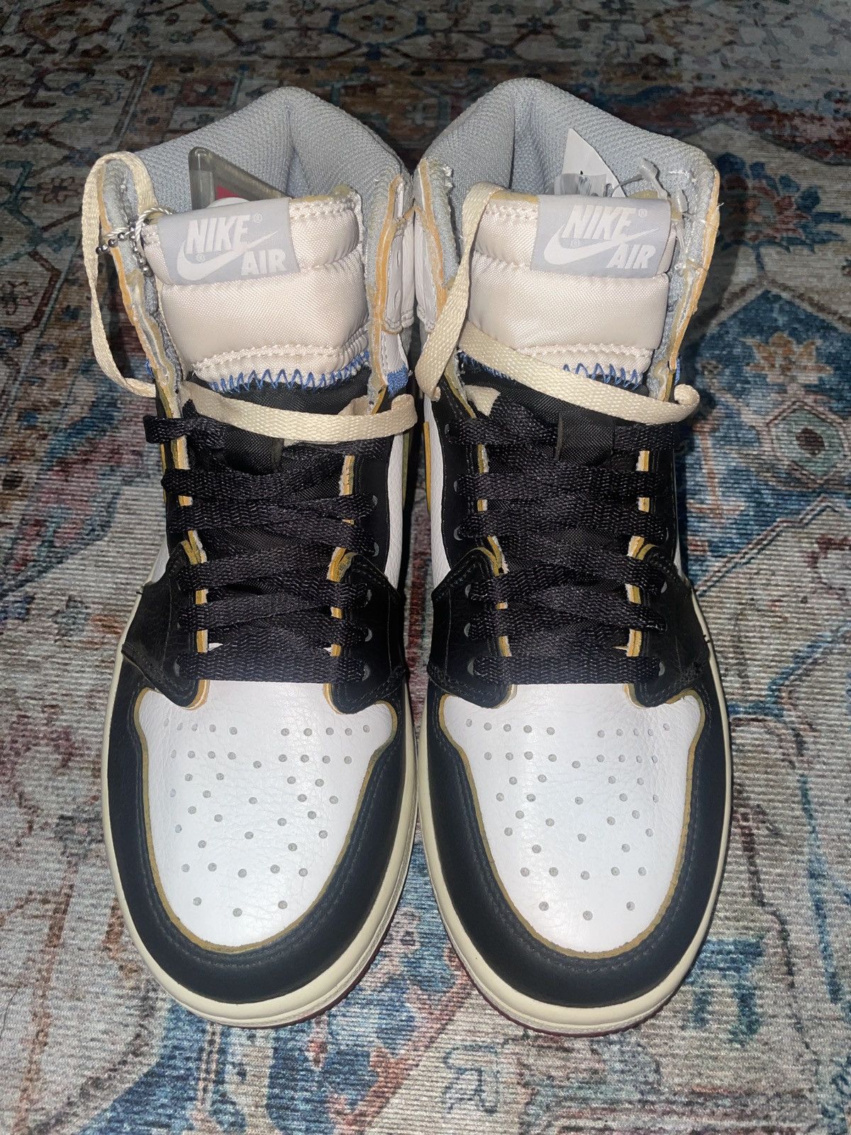 Nike Jordan 1 Retro High - Union Los Angeles Black Toe Size US 7 / EU 40 - 17 Thumbnail