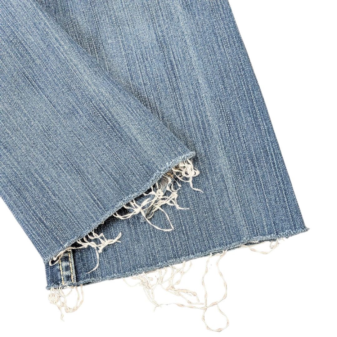 BKE BKE MYA Low Rise Bootcut Jeans w/ Raw Hems | Women's 27x31.5 Size 27" / US 4 / IT 40 - 8 Thumbnail