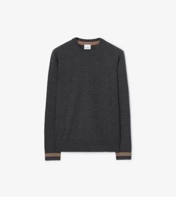 Burberry o1w1db10326 Wool Sweater in Dark Grey Size US XL / EU 56 / 4 - 1 Preview